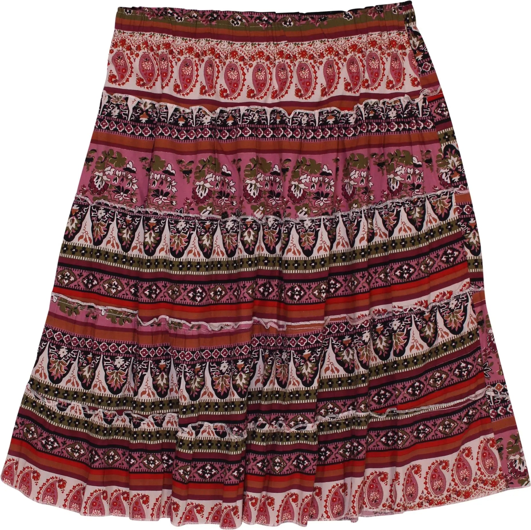 Selection - Pleated Skirt with Glitter- ThriftTale.com - Vintage and second handclothing