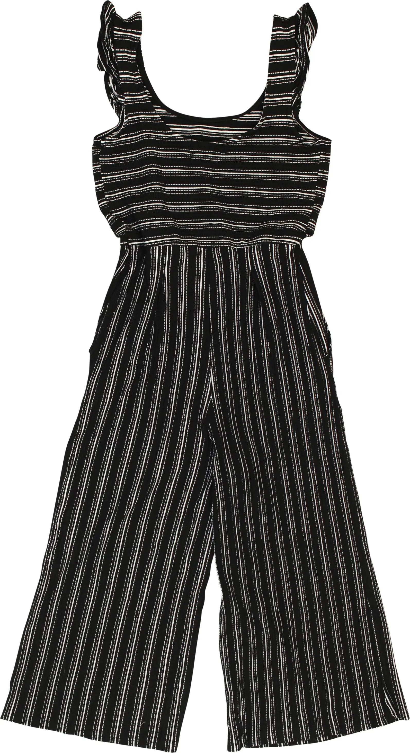 Sequin Hearts - Striped Jumpsuit- ThriftTale.com - Vintage and second handclothing