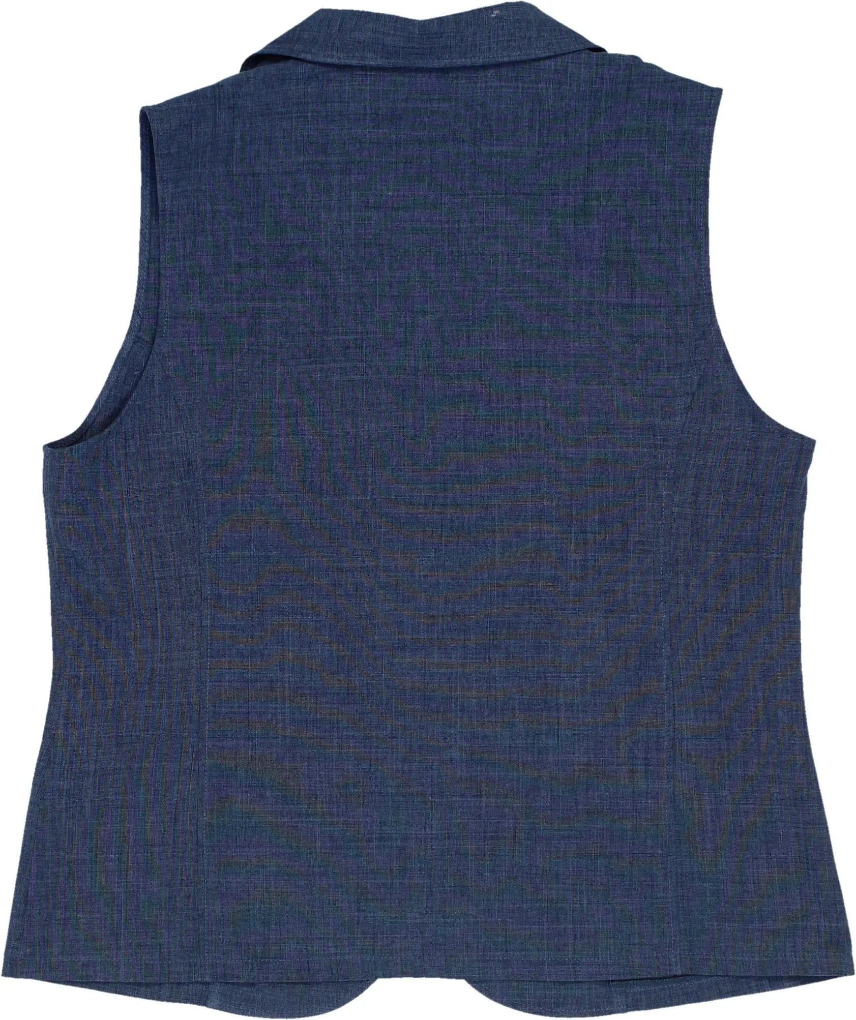 Setter - Blue Gilet- ThriftTale.com - Vintage and second handclothing