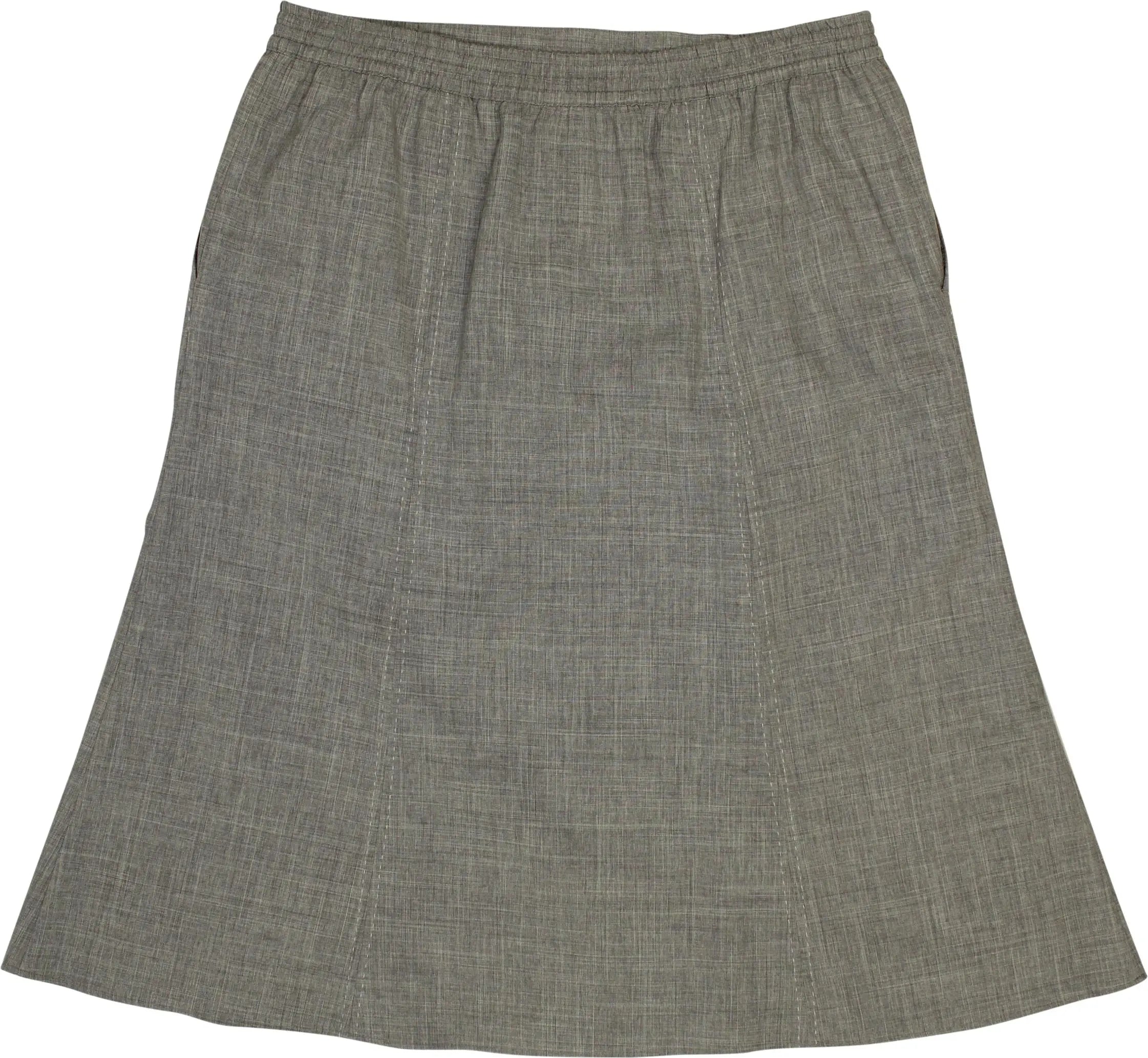 Setter - Grey Midi Skirt- ThriftTale.com - Vintage and second handclothing