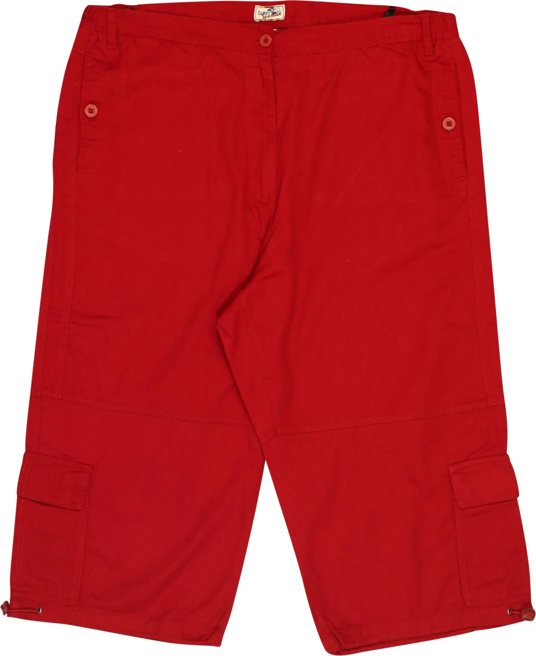 Janelle Plus Size 3/4 Length Capri Trousers Pants Shorts 16-24