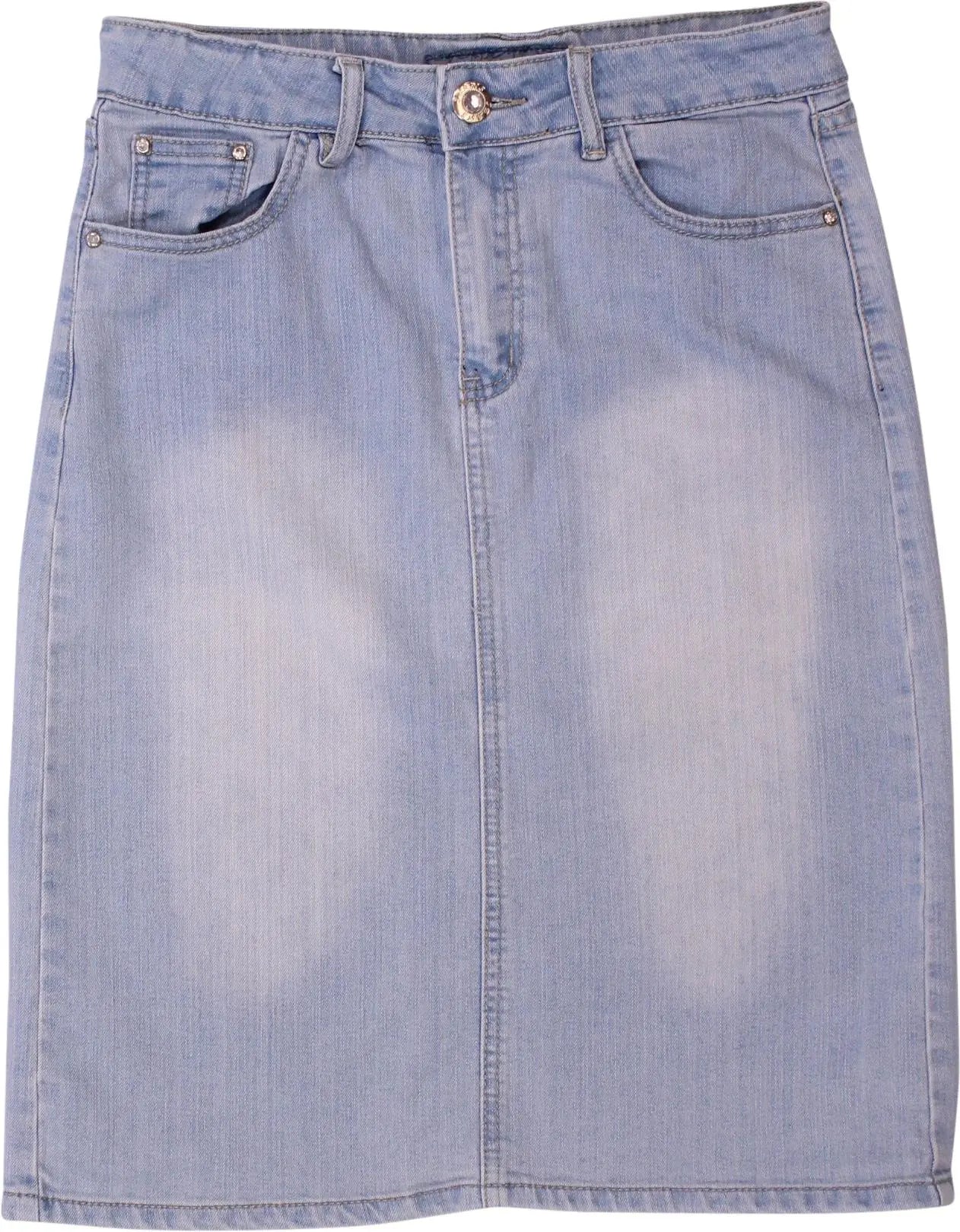 Seyoo - Denim Skirt- ThriftTale.com - Vintage and second handclothing