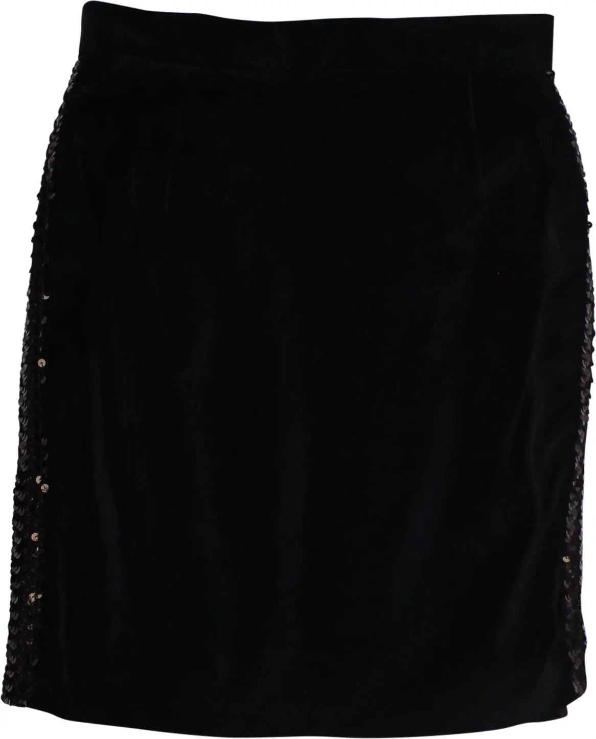 Shari - 80s Velvet Skirt with Sequins- ThriftTale.com - Vintage and second handclothing