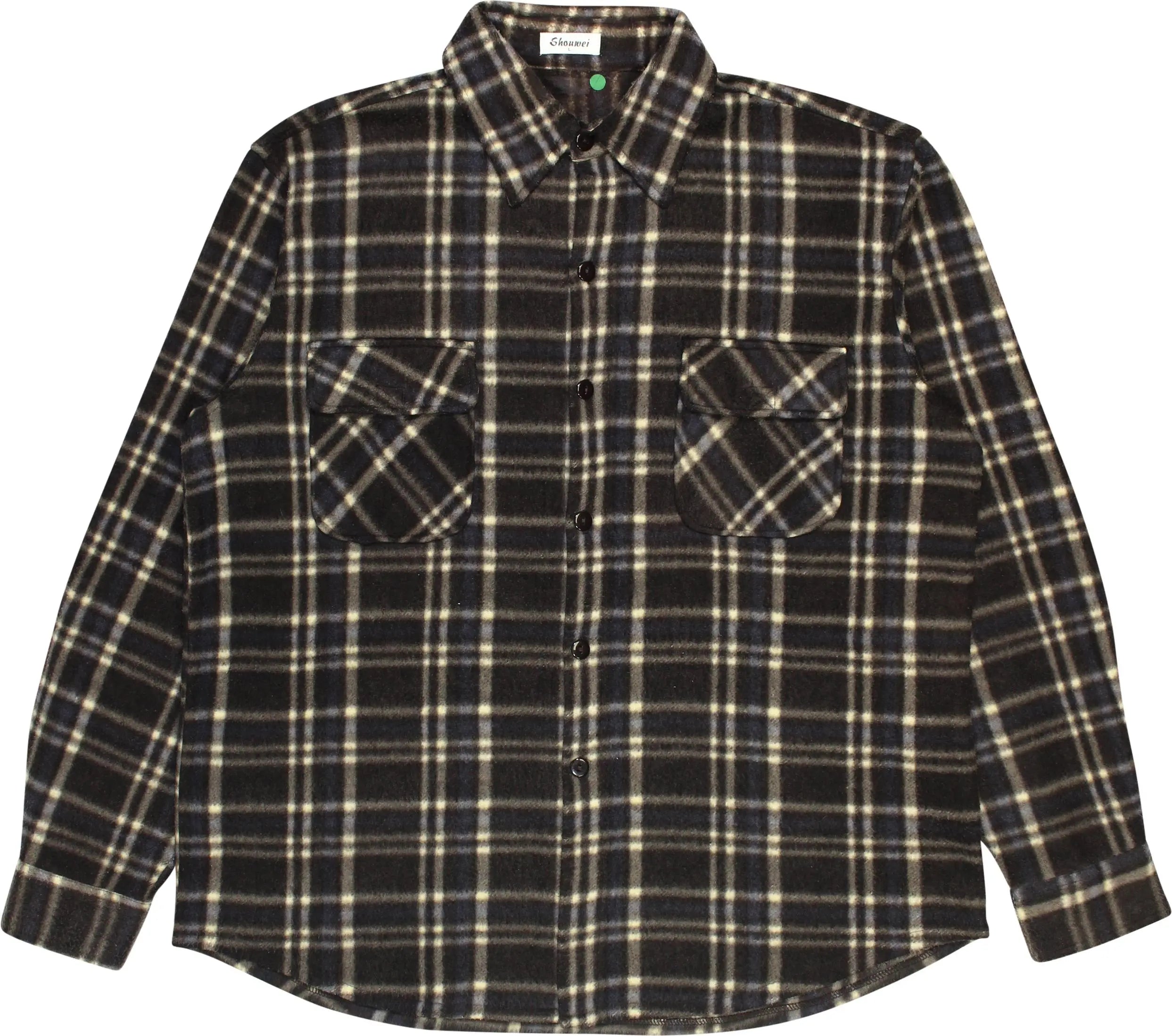 Shouwei - Flannel Fleece Shirt- ThriftTale.com - Vintage and second handclothing