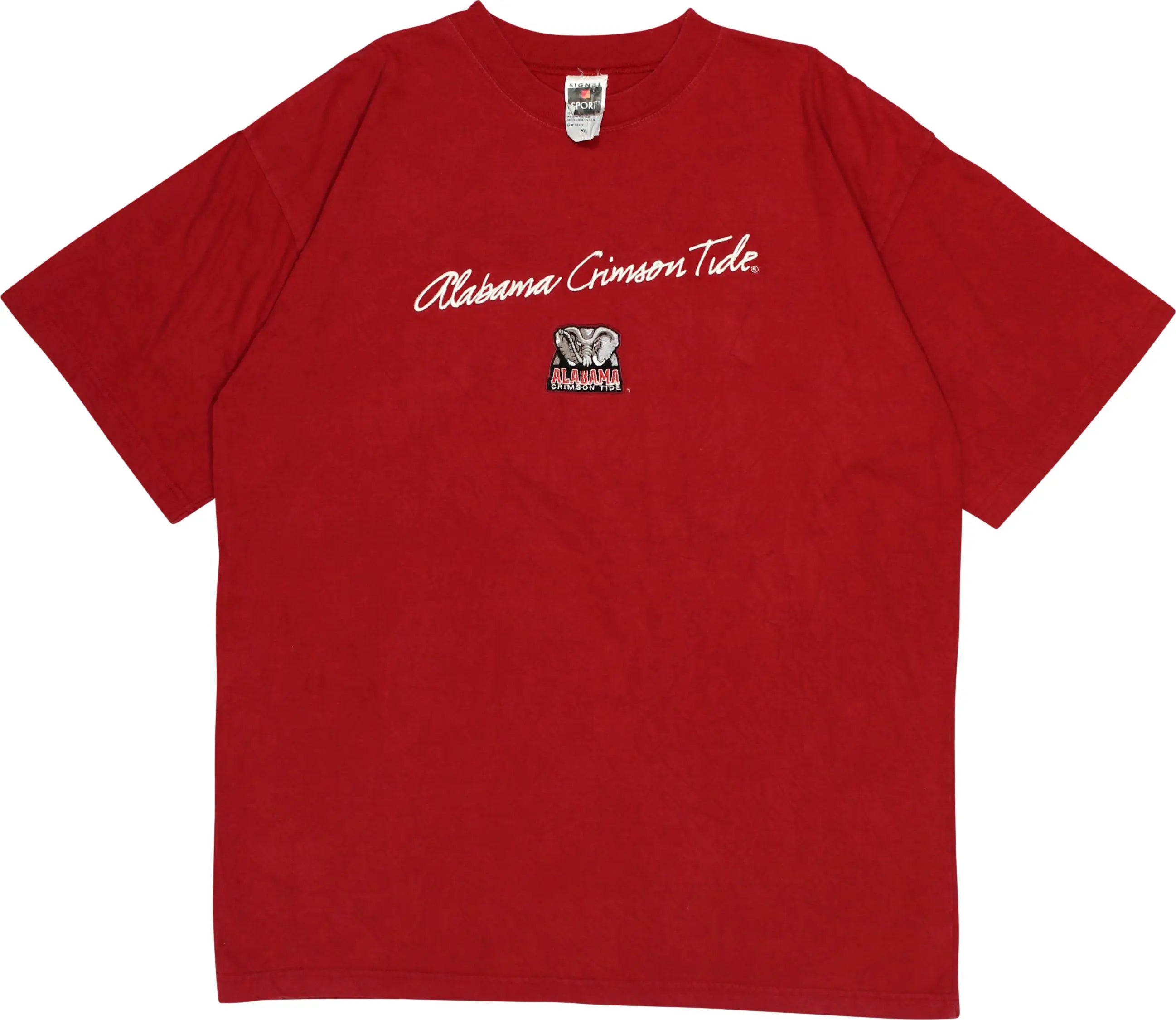 Signal Sport - Alabama Crimson Tide T-Shirt- ThriftTale.com - Vintage and second handclothing