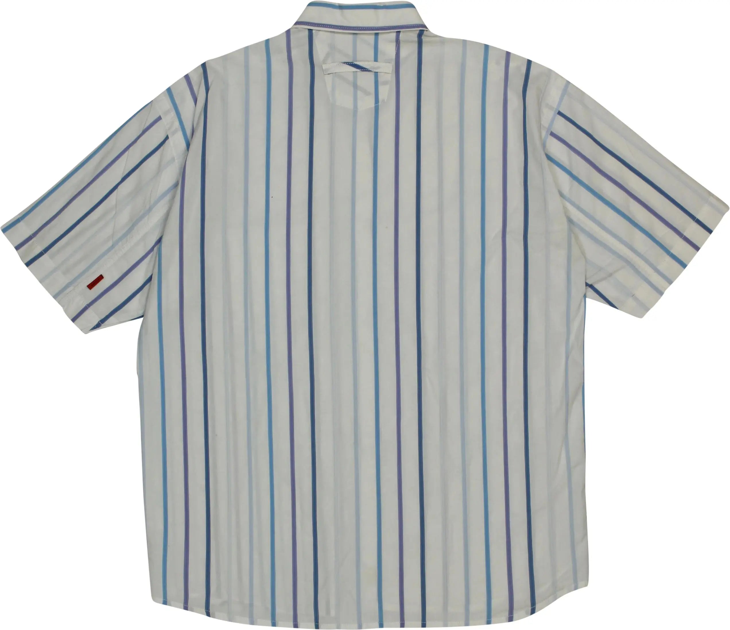 Signum - Striped Short Sleeve Shirt- ThriftTale.com - Vintage and second handclothing