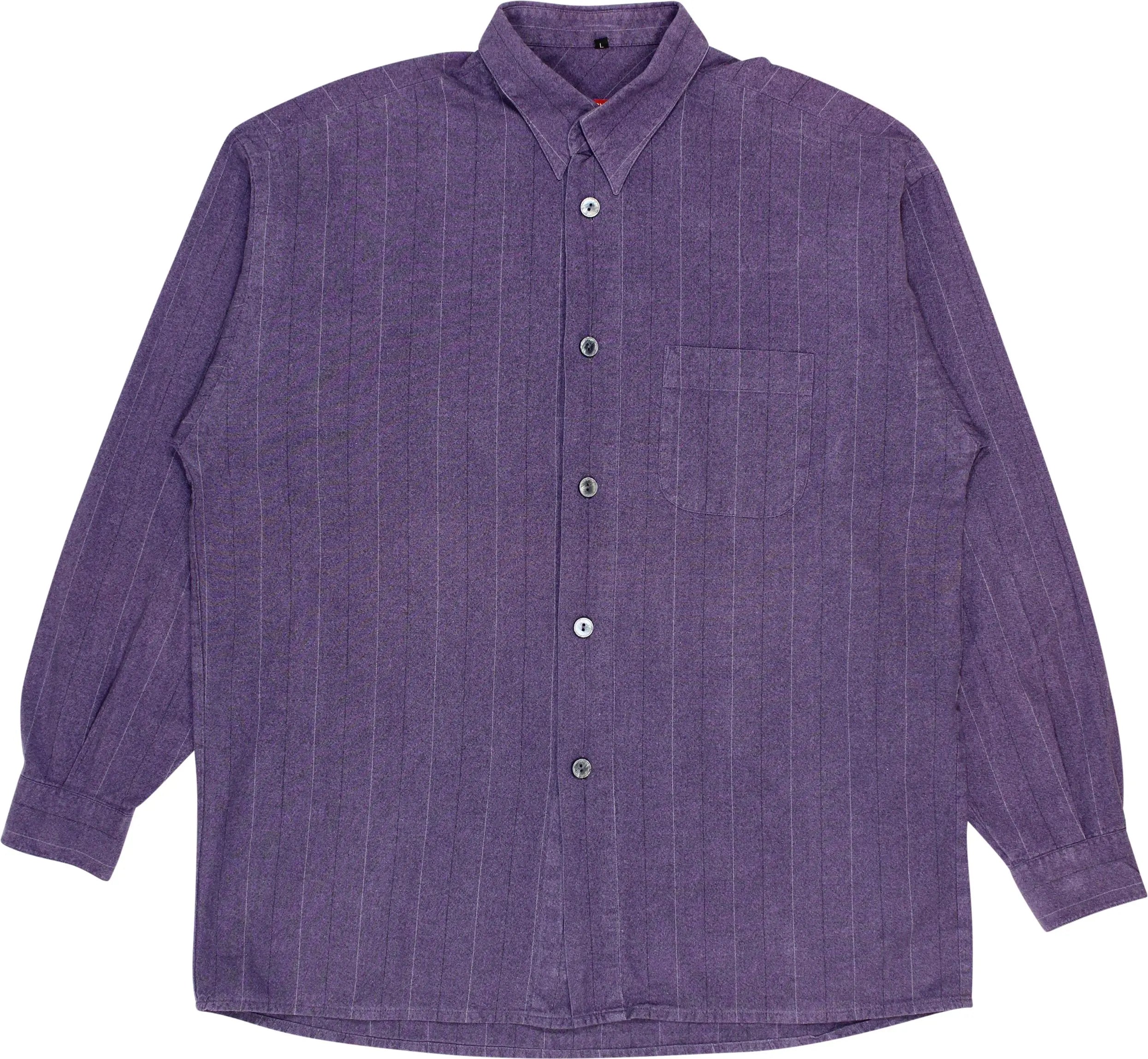 Signum - Vintage Purple Striped Shirt- ThriftTale.com - Vintage and second handclothing
