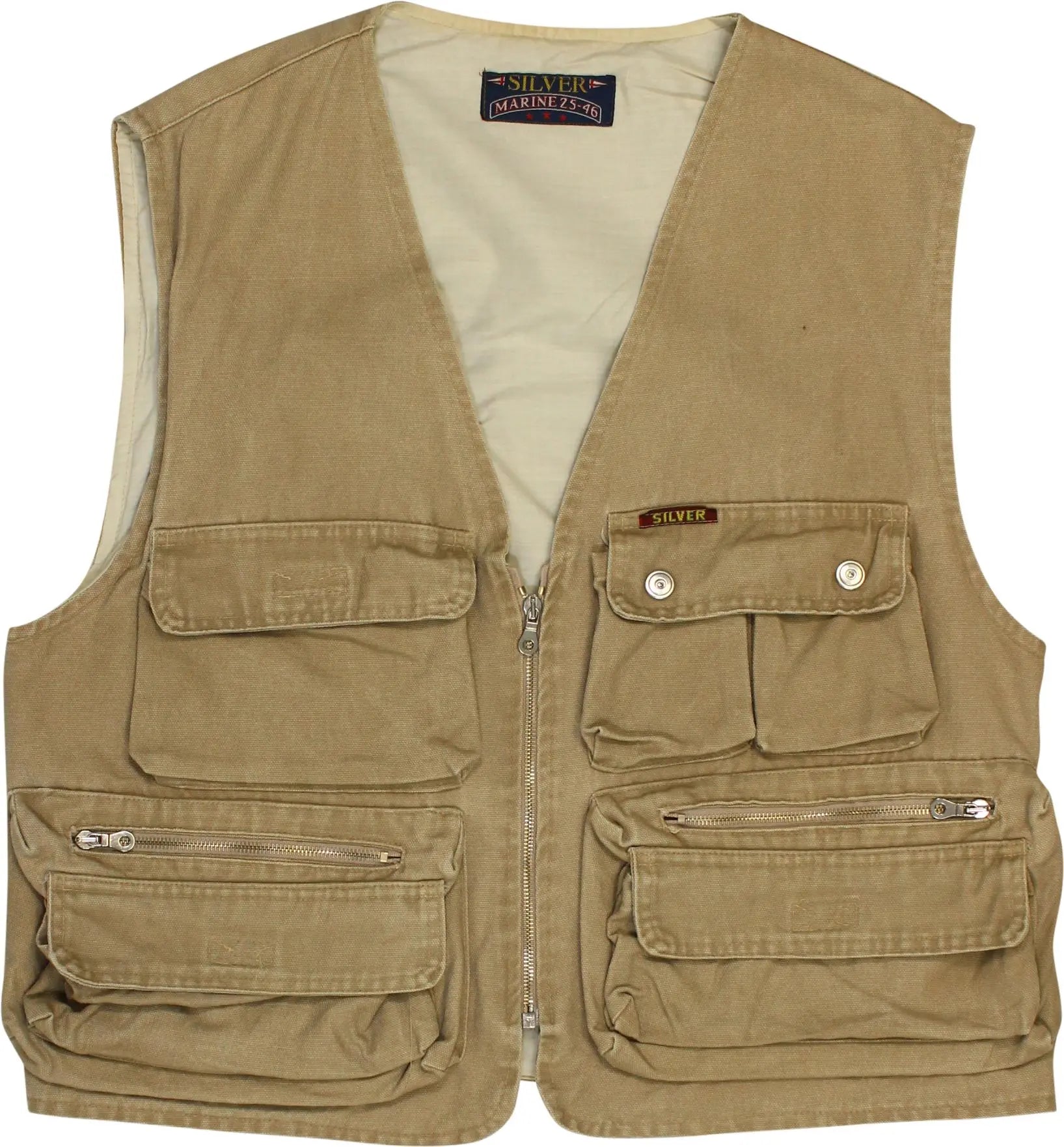 Beige Utility Vest | ThriftTale