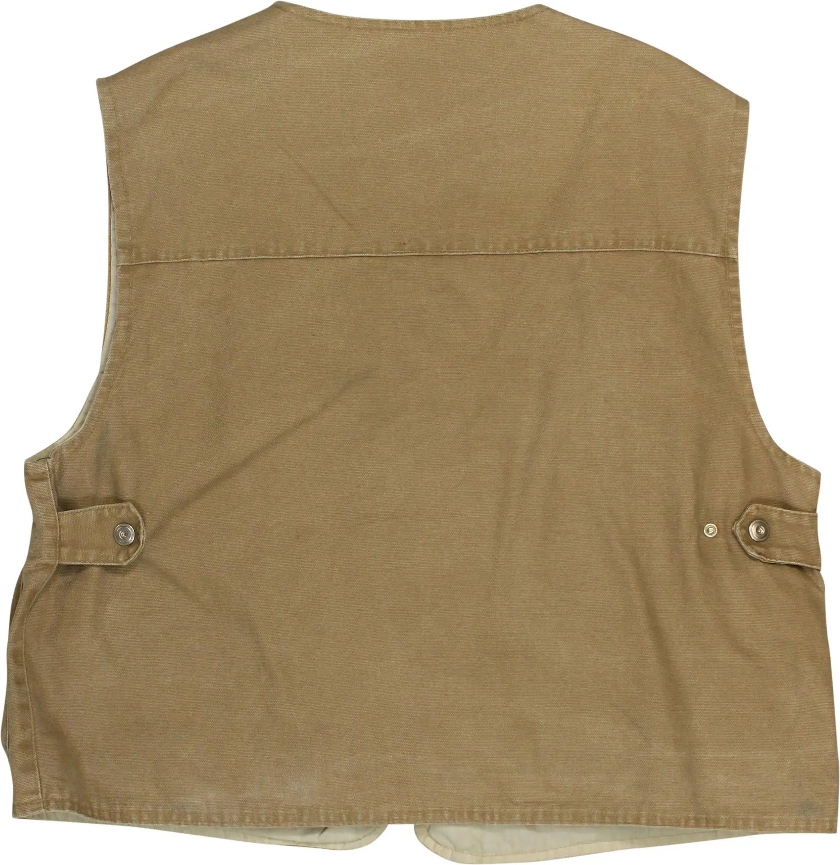 Silver Marine - Beige Vest- ThriftTale.com - Vintage and second handclothing
