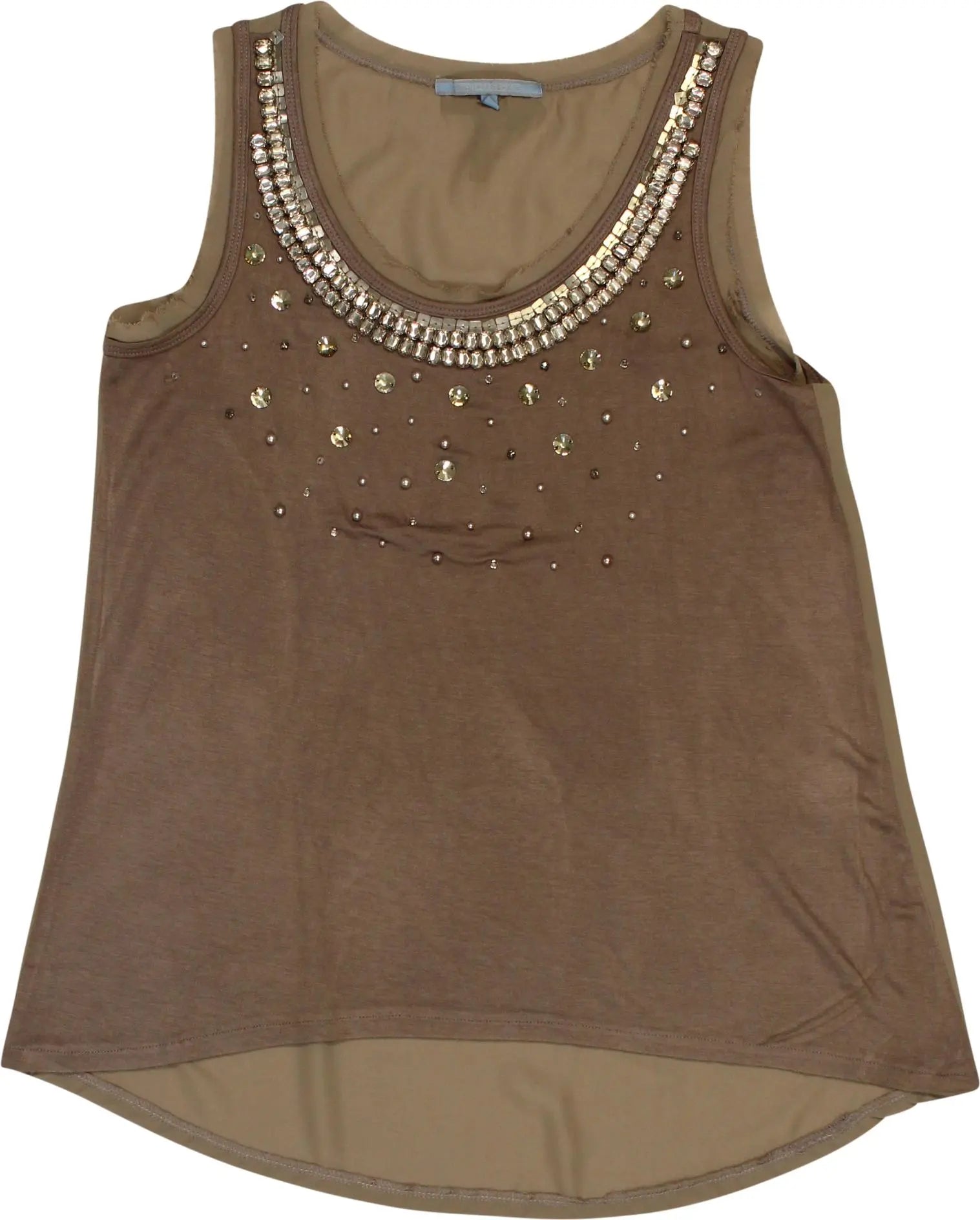 Silvian Heach - Top with Rhinestones- ThriftTale.com - Vintage and second handclothing