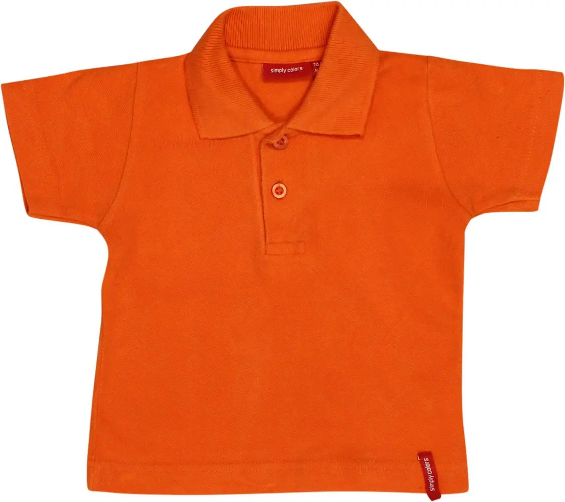 Simply Colors - Polo Shirt- ThriftTale.com - Vintage and second handclothing