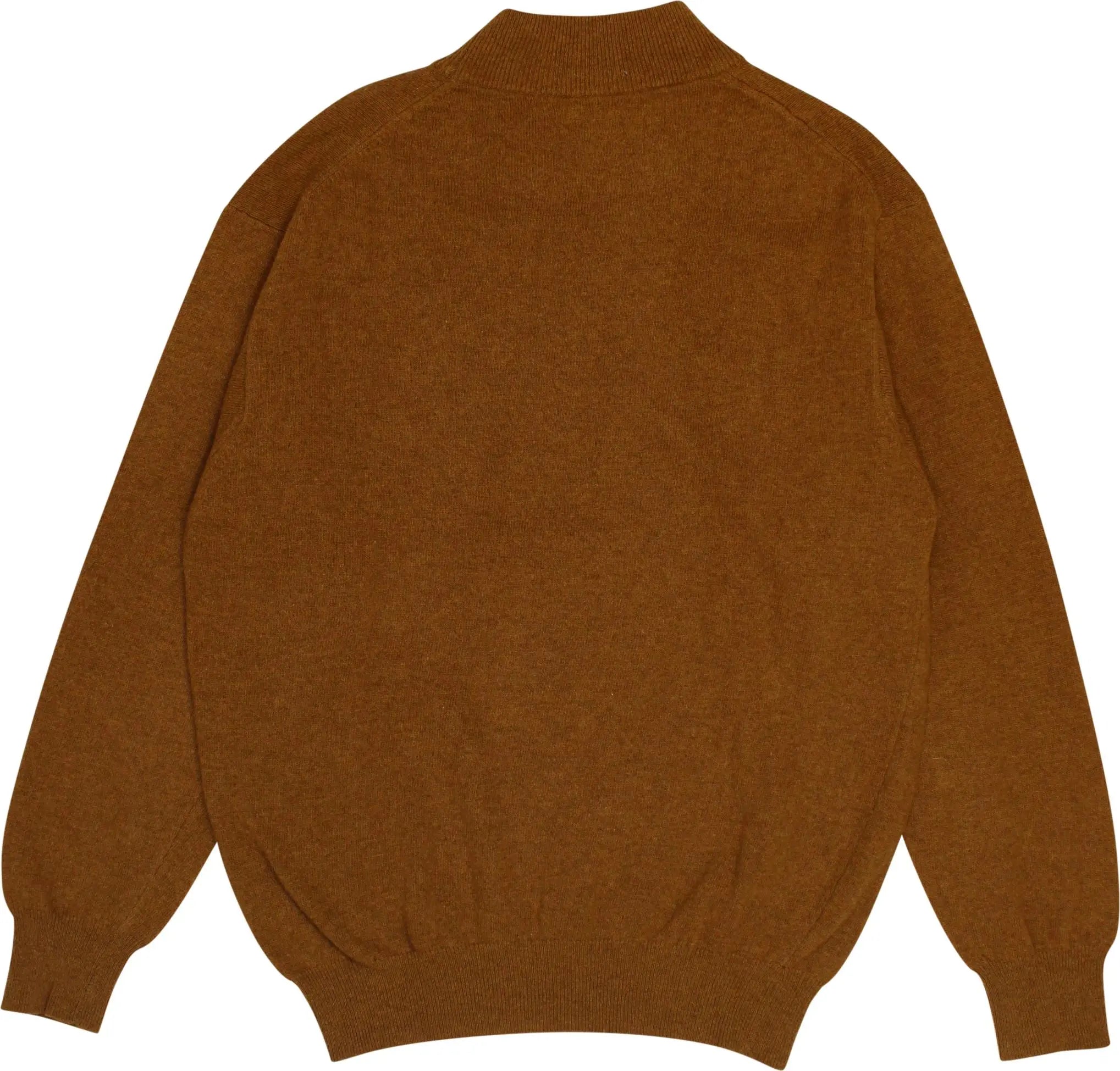 Sisley - Brown Wool Jumper- ThriftTale.com - Vintage and second handclothing