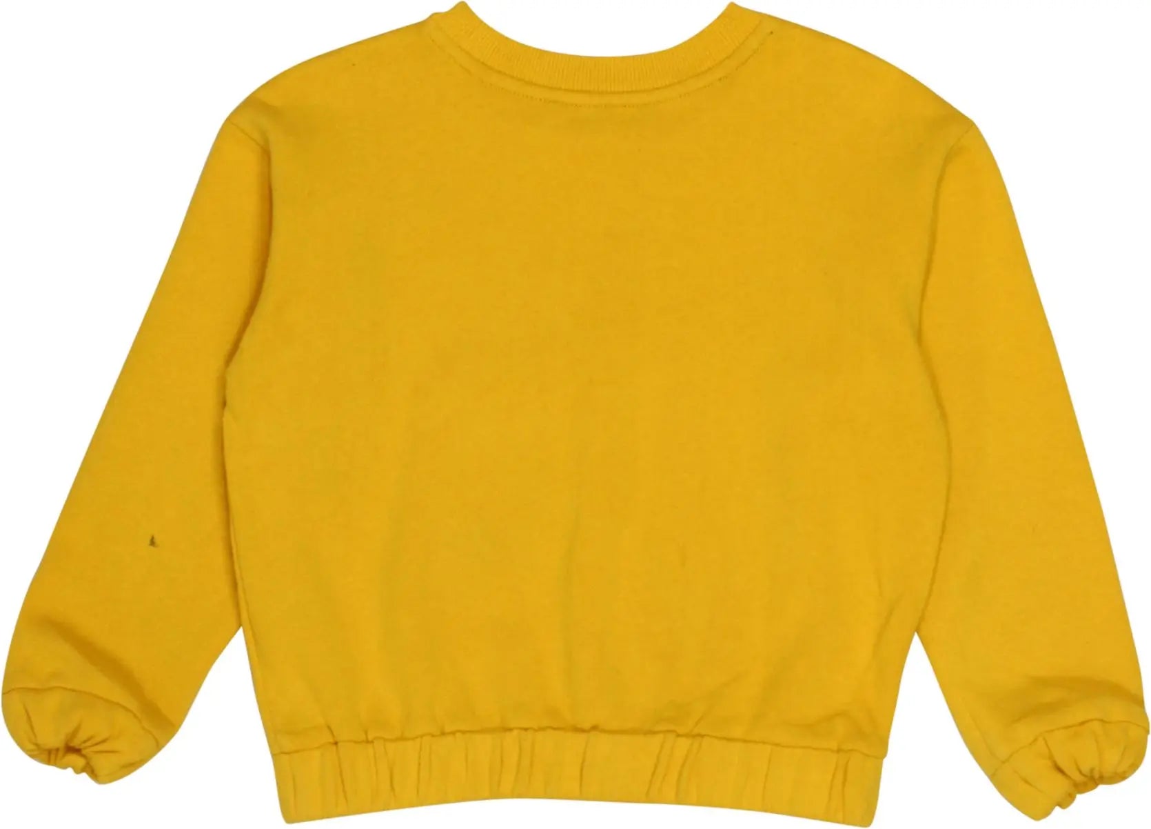 Sissy-Boy - Yellow Sweater with Embroidery- ThriftTale.com - Vintage and second handclothing