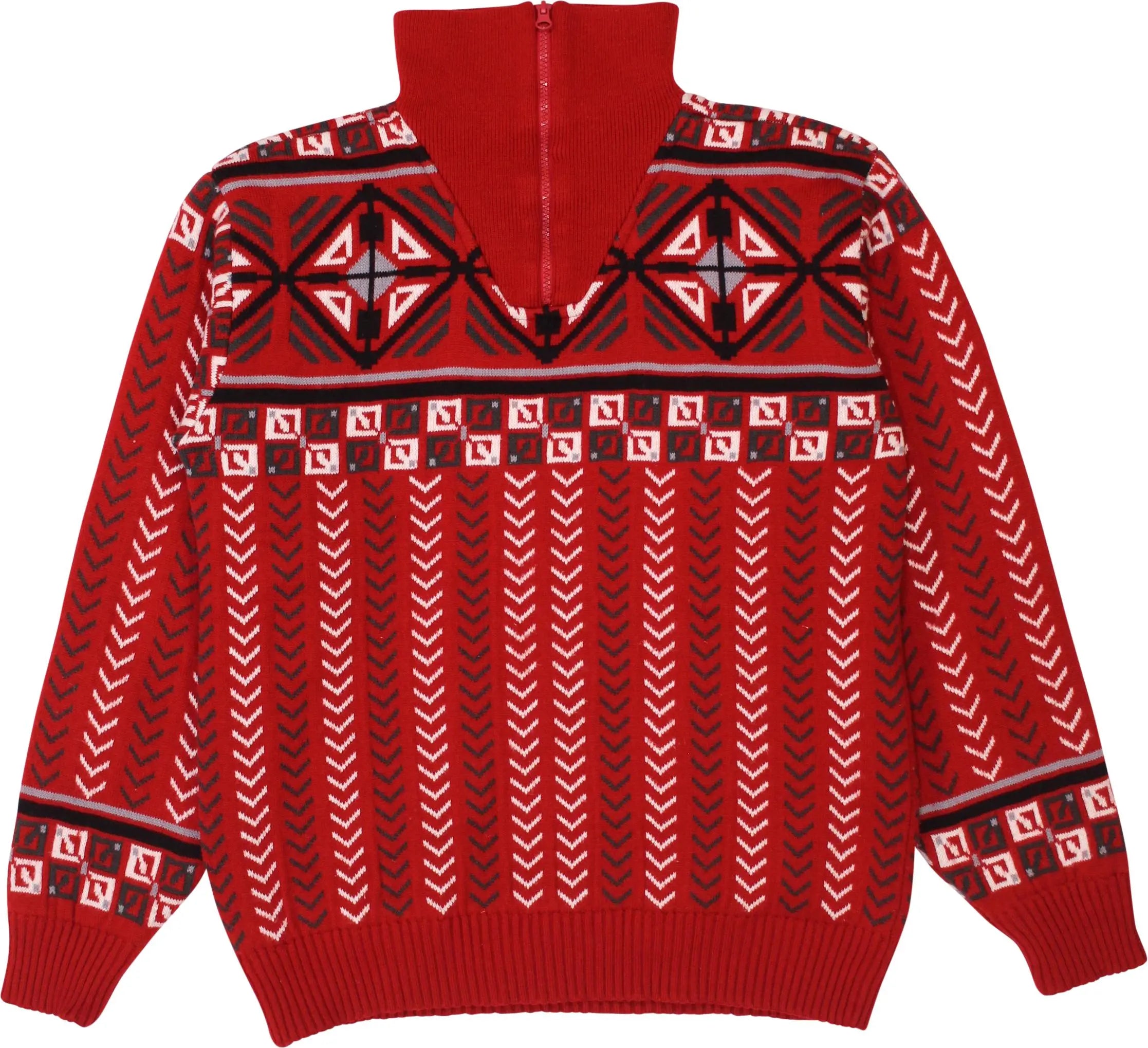 Ski Performance - Red Sweater by Ski Performance- ThriftTale.com - Vintage and second handclothing