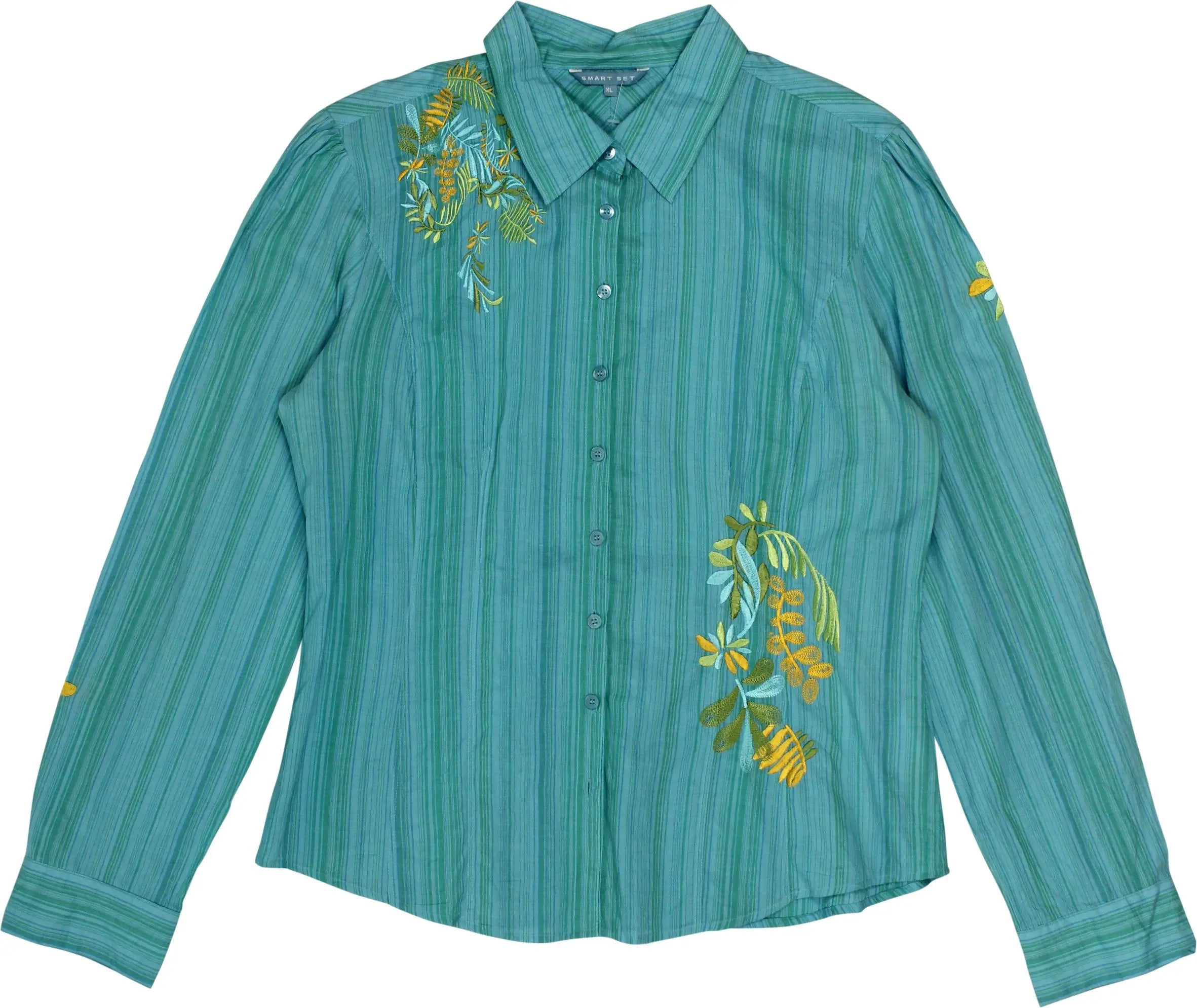 Smart Set - Embroidered Blouse- ThriftTale.com - Vintage and second handclothing