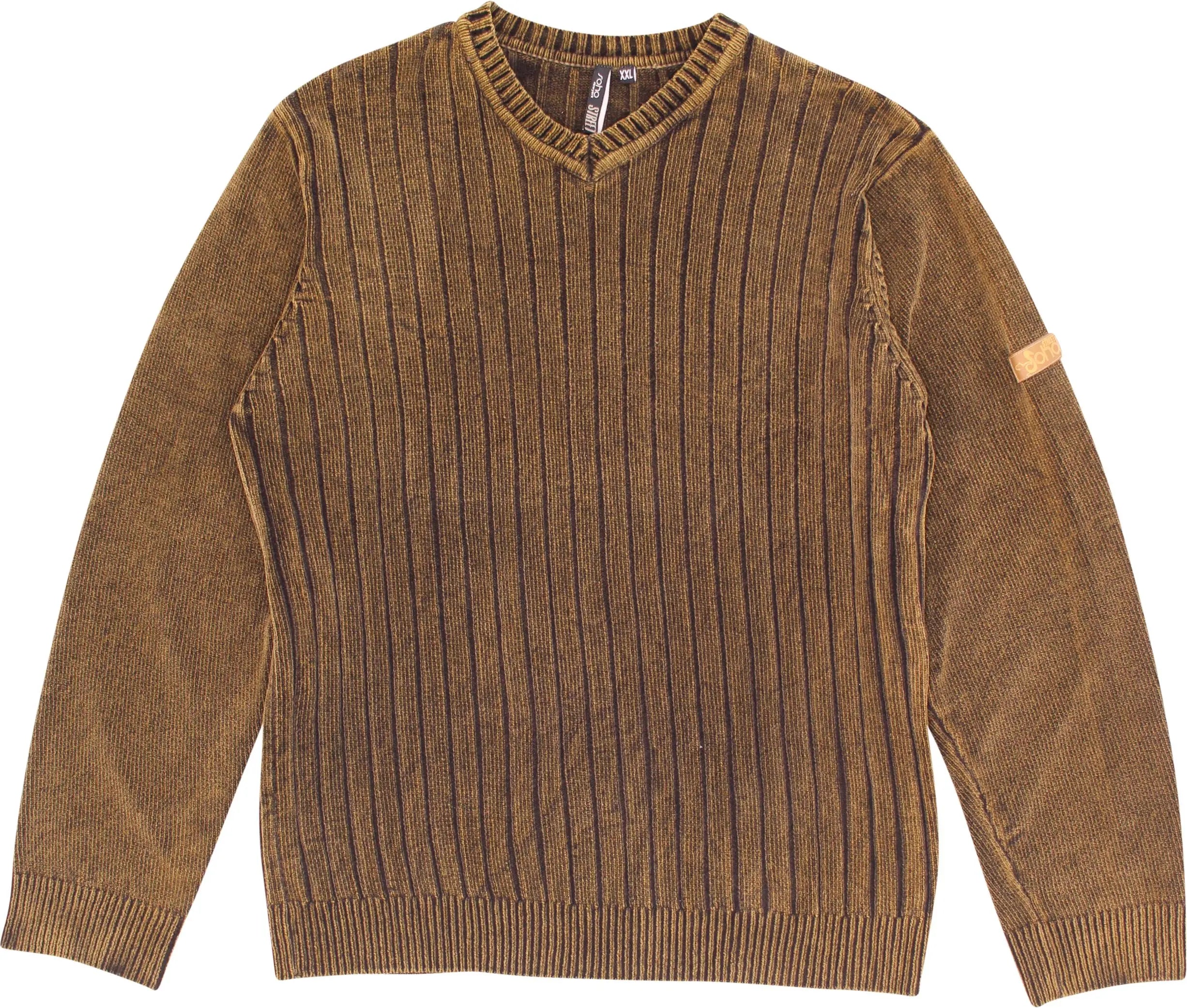 Soho - Knitted Chenille Jumper- ThriftTale.com - Vintage and second handclothing