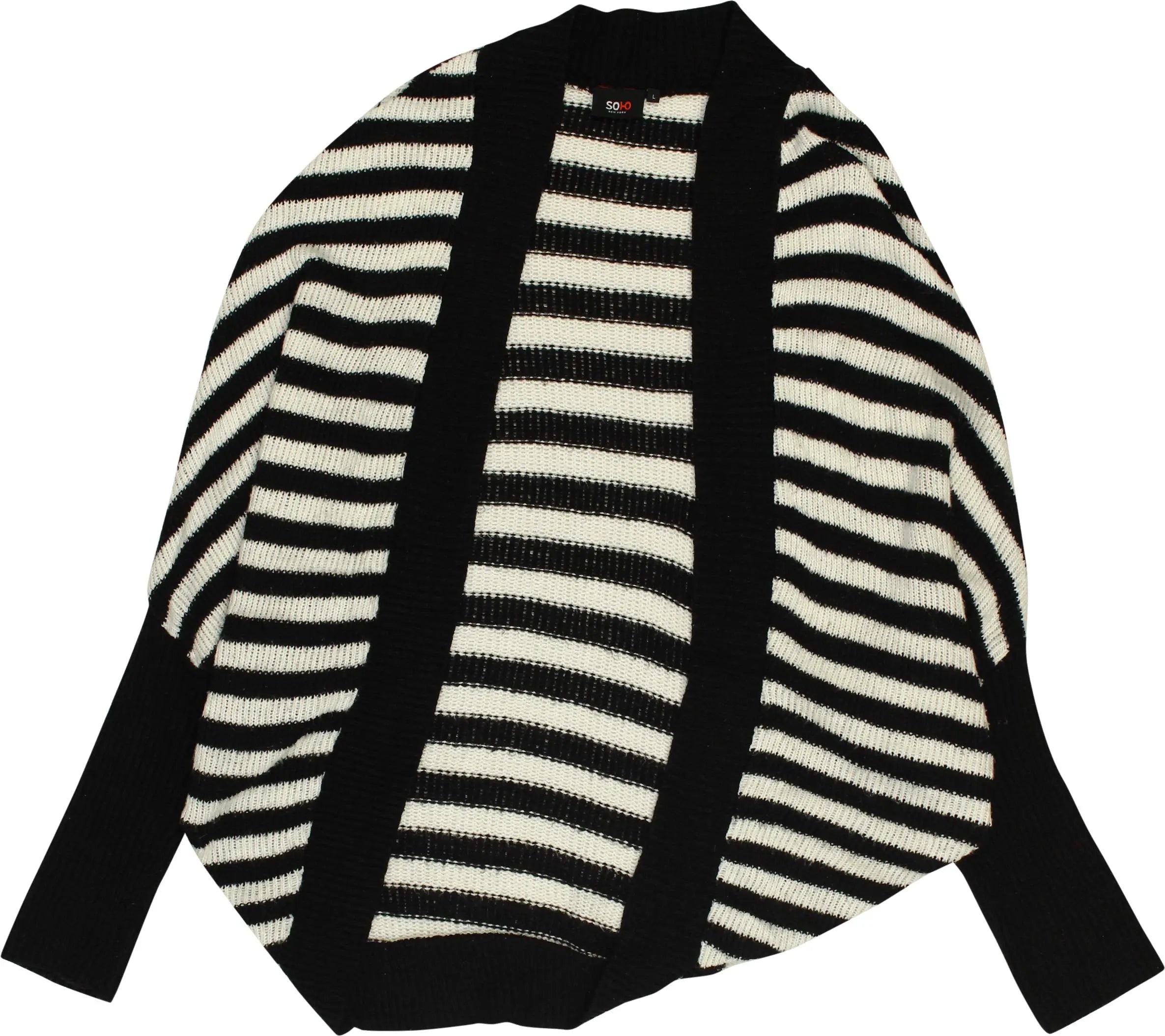 Soho - Striped Cardigan- ThriftTale.com - Vintage and second handclothing