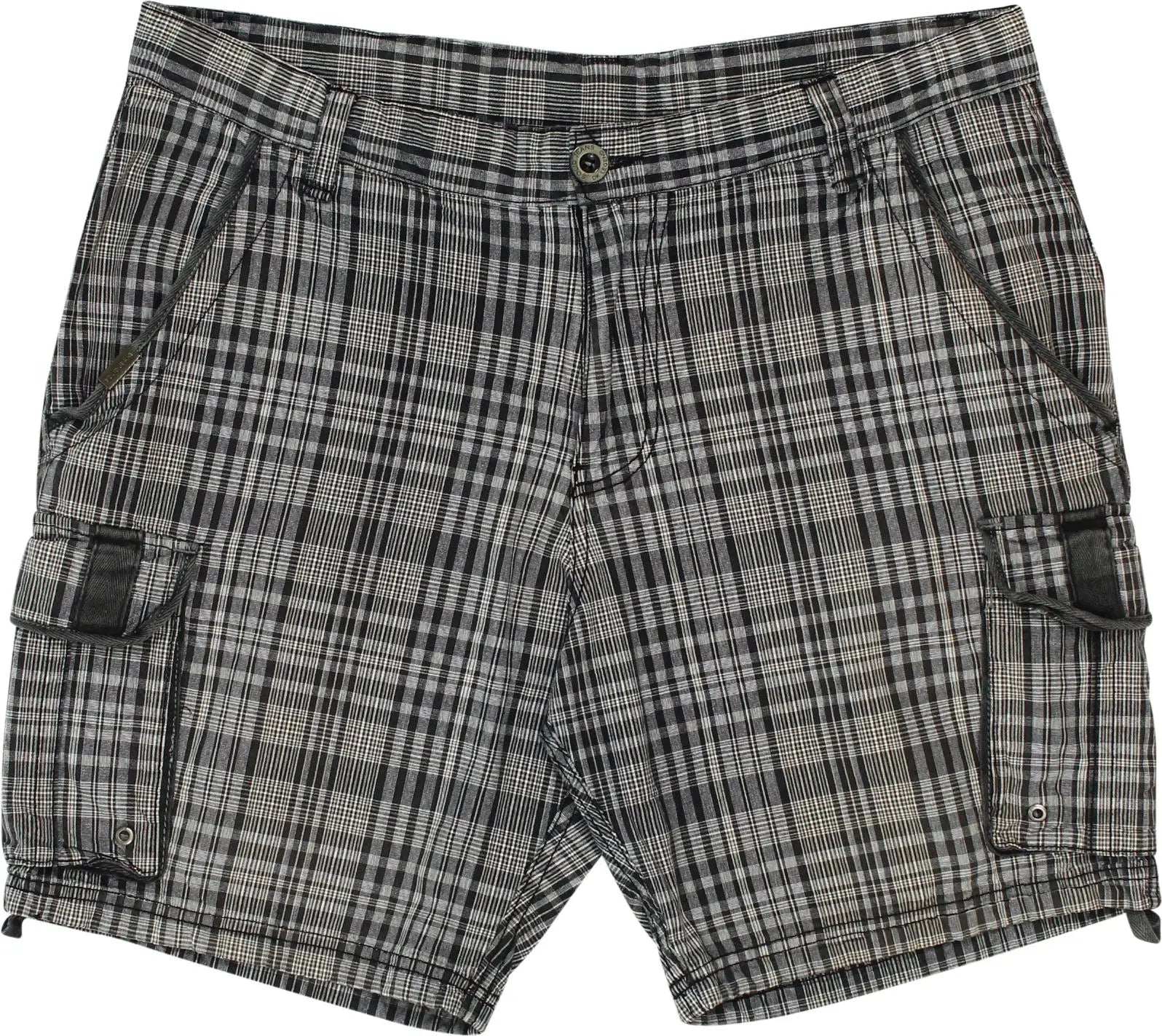Solid Jeans - Checked Cargo Shorts- ThriftTale.com - Vintage and second handclothing