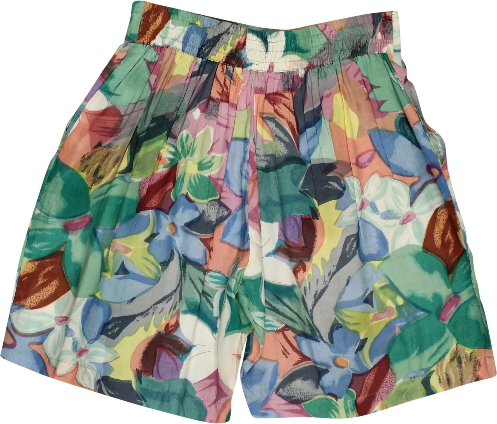 Spider - Floral Shorts- ThriftTale.com - Vintage and second handclothing