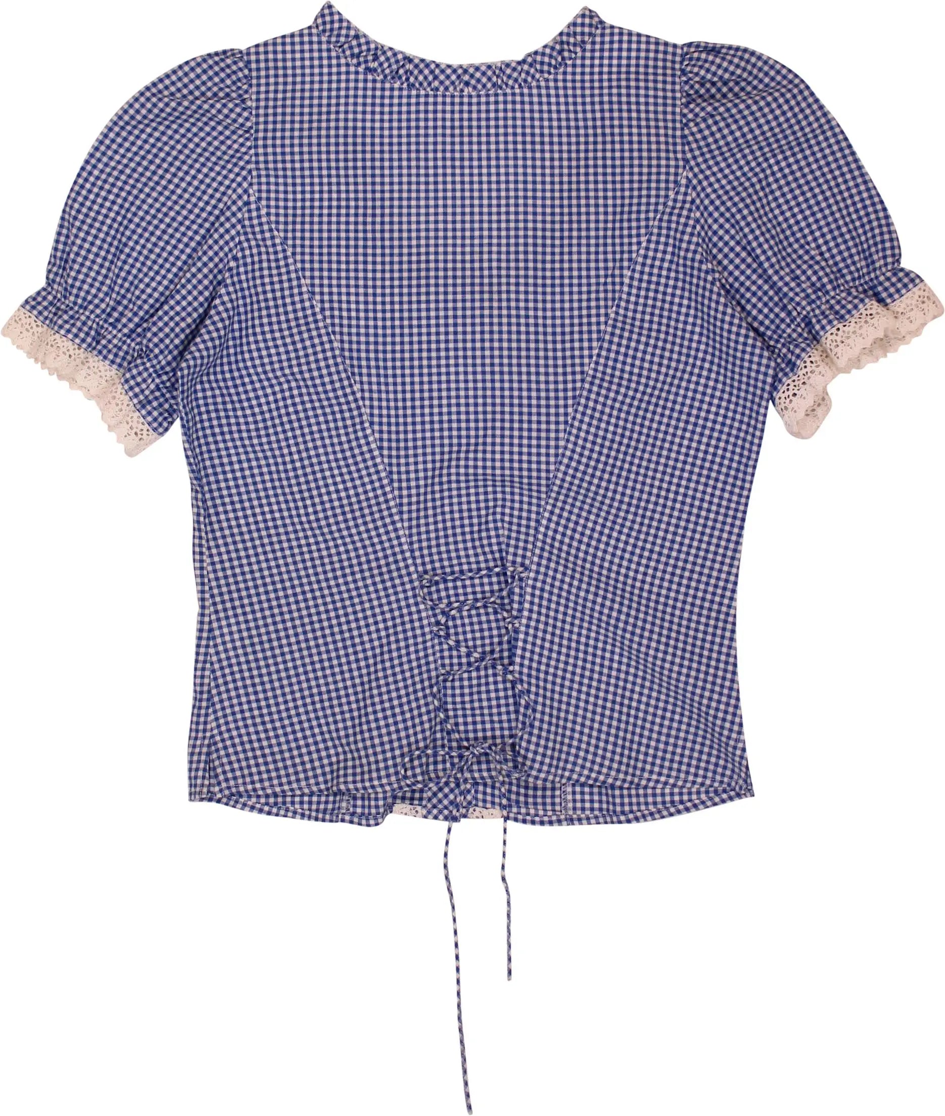Spieth & Wensky - Gingham Top- ThriftTale.com - Vintage and second handclothing