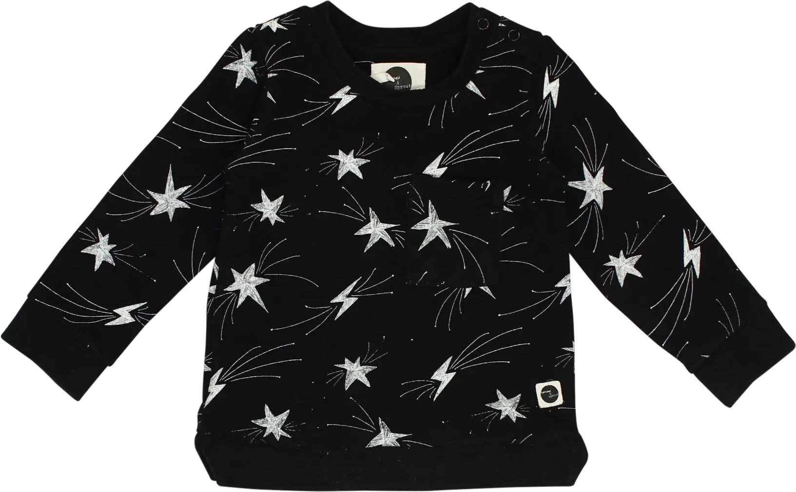 Sproet & Sprout - Stars Sweater- ThriftTale.com - Vintage and second handclothing