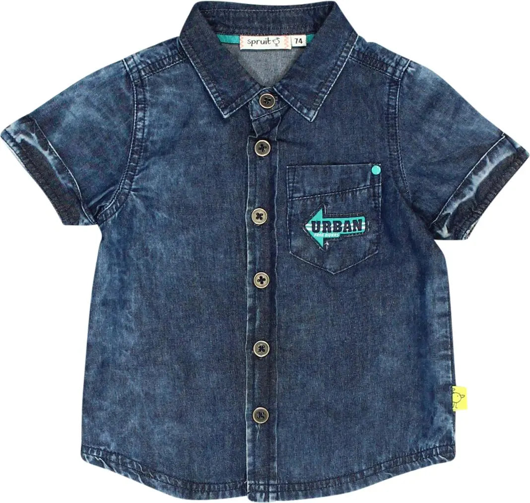 Spruit - Denim Shirt- ThriftTale.com - Vintage and second handclothing