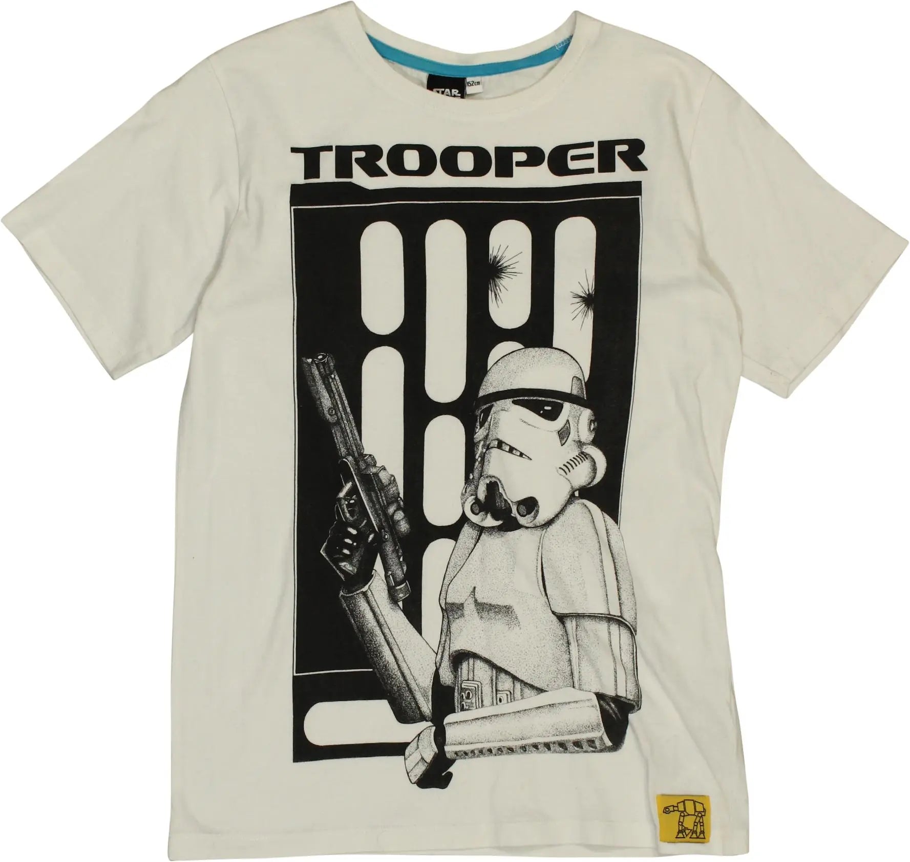 Star Wars - White T-shirt- ThriftTale.com - Vintage and second handclothing
