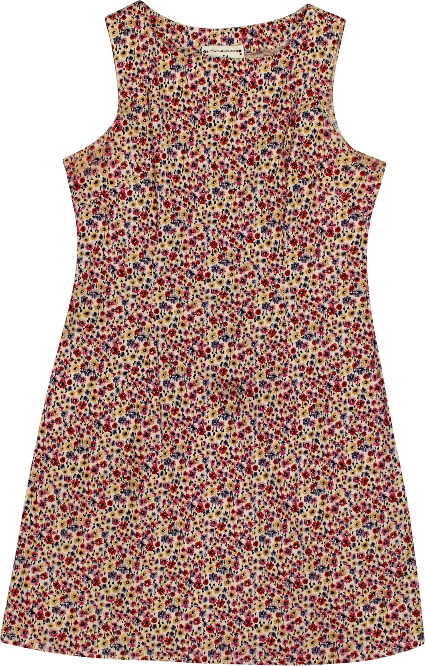 Street Flower - 90s Floral Dress- ThriftTale.com - Vintage and second handclothing