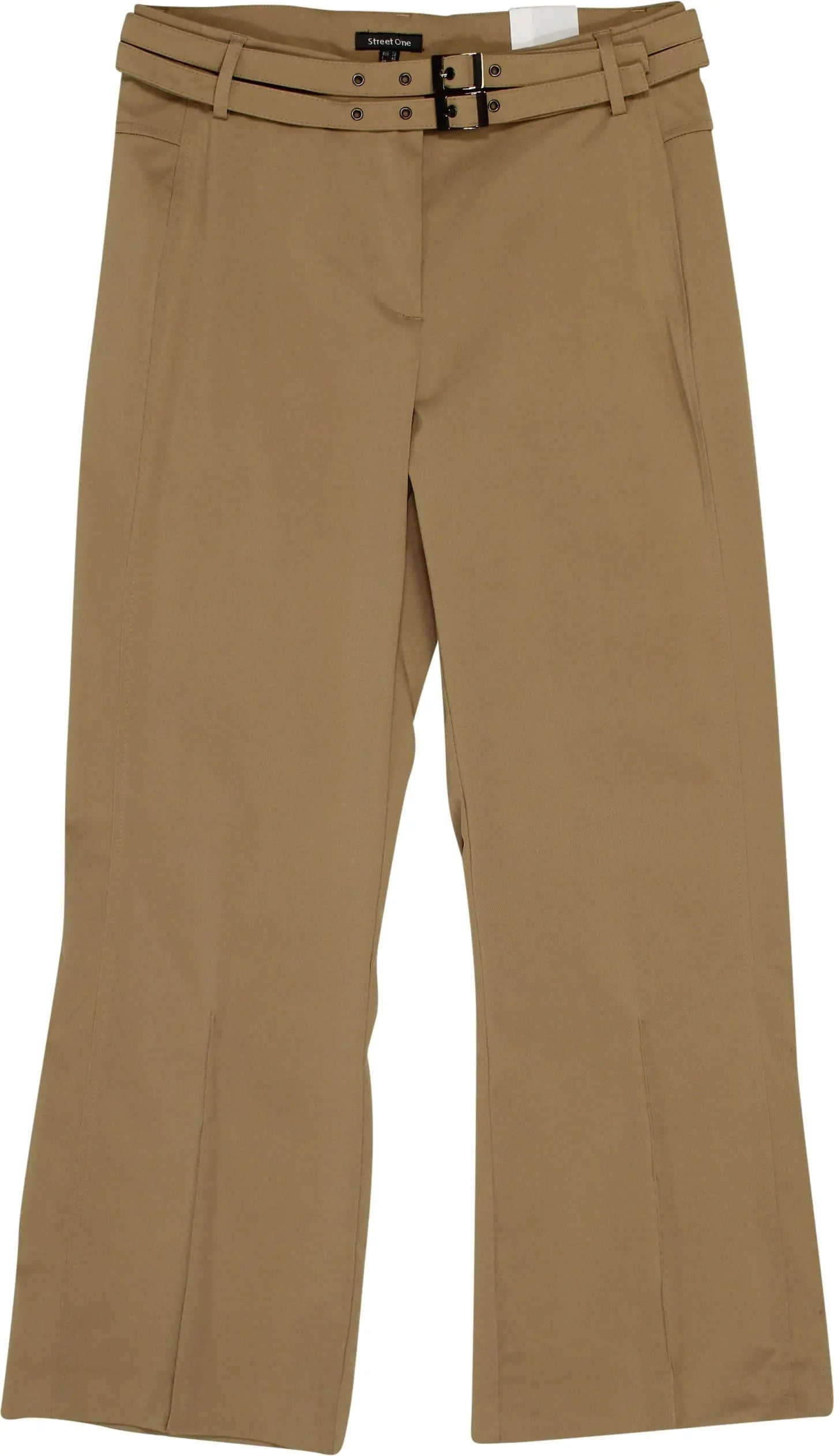 Street One - Beige Trousers- ThriftTale.com - Vintage and second handclothing