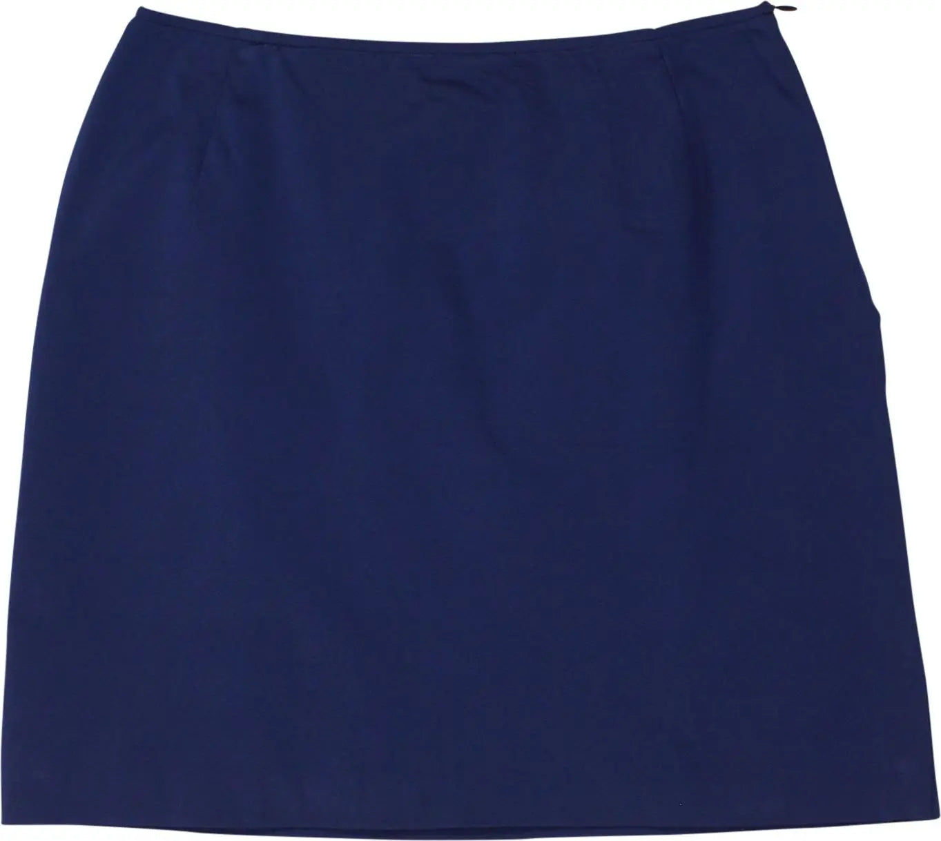 Studio IKO - Satin Blue Skirt- ThriftTale.com - Vintage and second handclothing