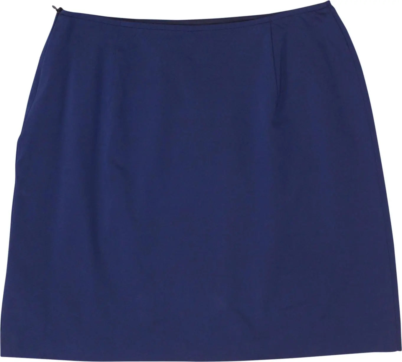 Studio IKO - Satin Blue Skirt- ThriftTale.com - Vintage and second handclothing