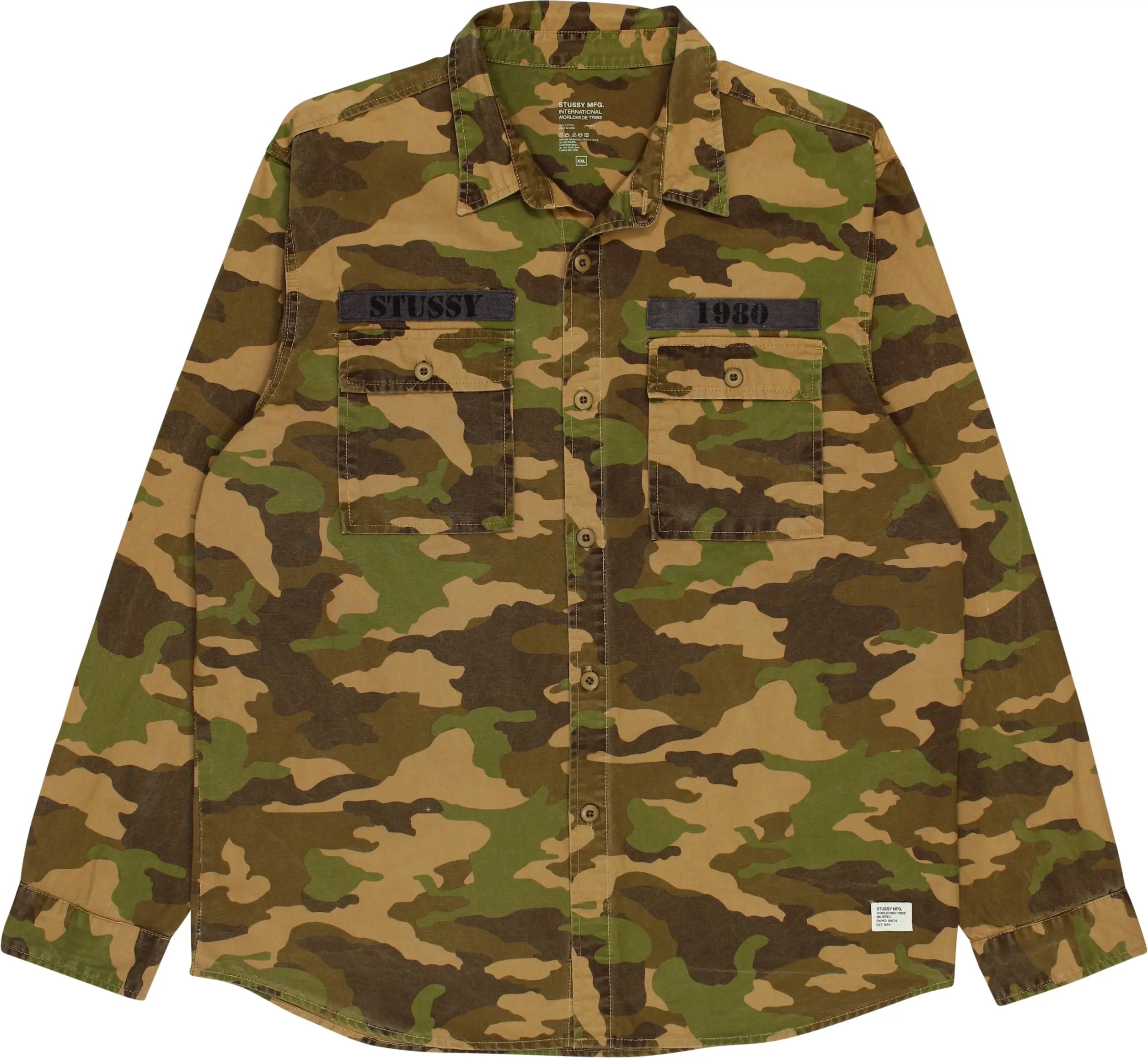 Stussy - Camouflage Jacket by Stussy- ThriftTale.com - Vintage and second handclothing