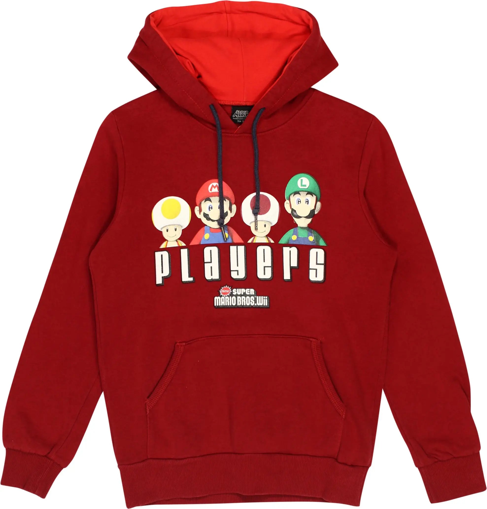 Super Mario - Super Mario Hoodie- ThriftTale.com - Vintage and second handclothing
