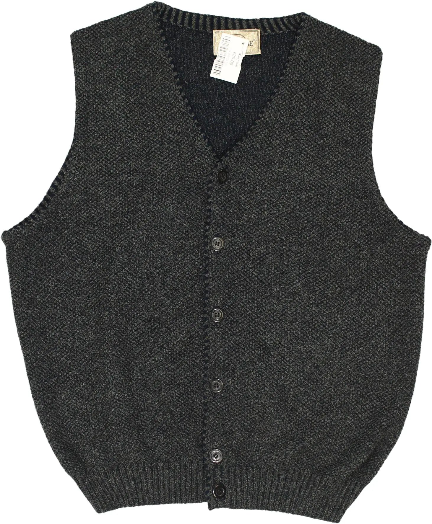Suspense - Knitted Vest- ThriftTale.com - Vintage and second handclothing