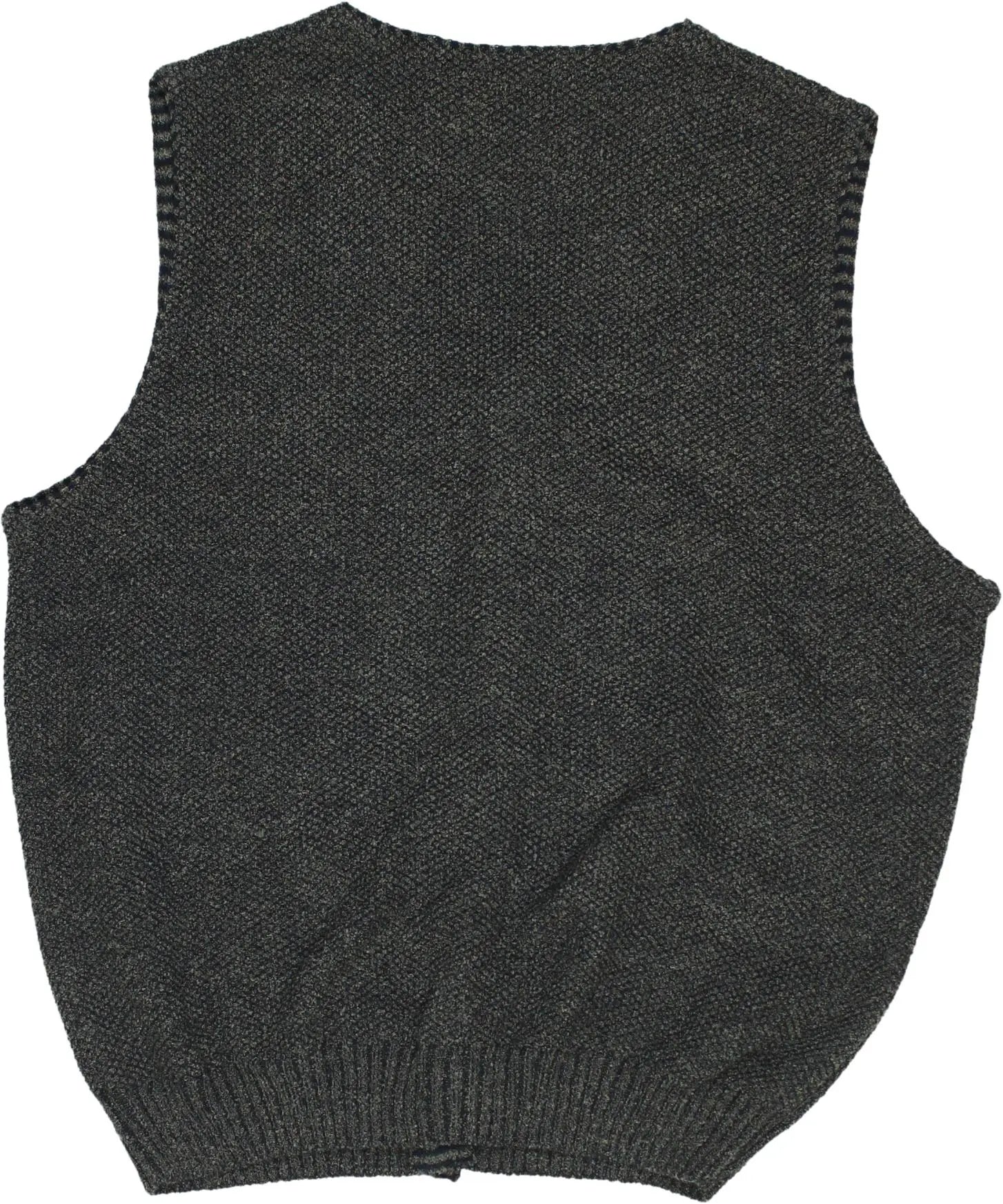 Suspense - Knitted Vest- ThriftTale.com - Vintage and second handclothing