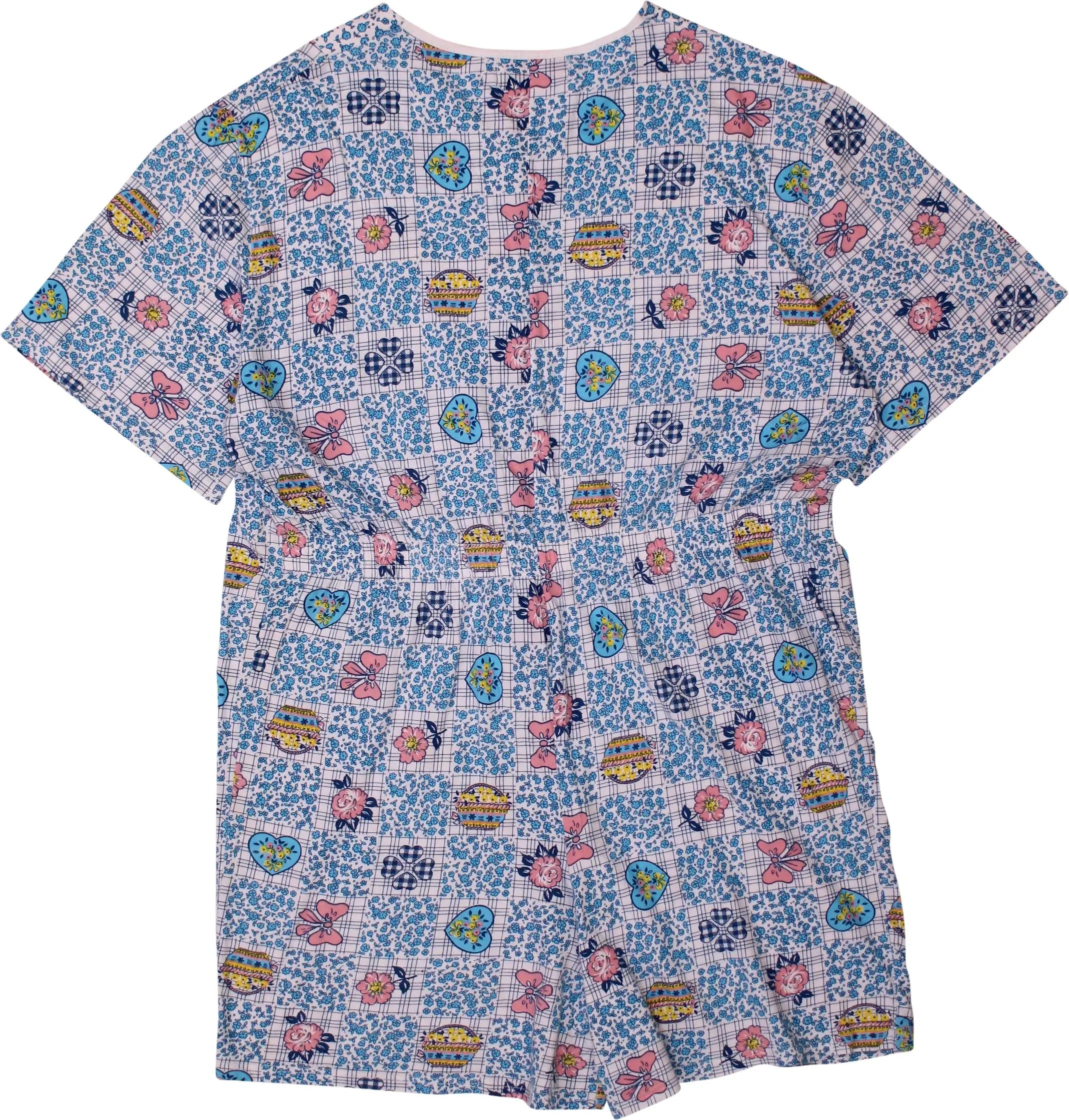 Sussurri Lingerie - 80s Floral Jumpsuit- ThriftTale.com - Vintage and second handclothing