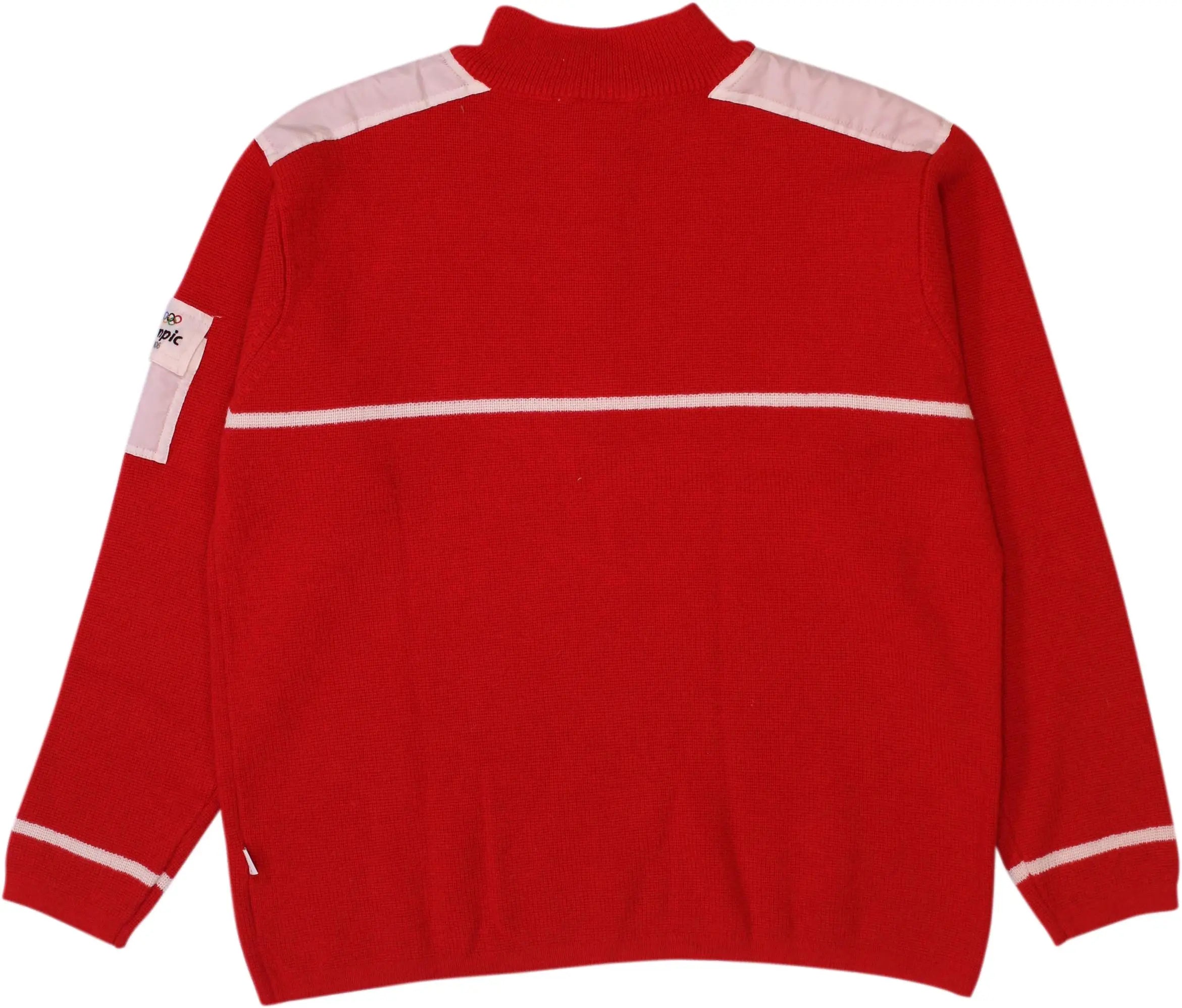 Swiss Olympic Team - Swiss Olympic Team 2006 Knitted Sweater- ThriftTale.com - Vintage and second handclothing