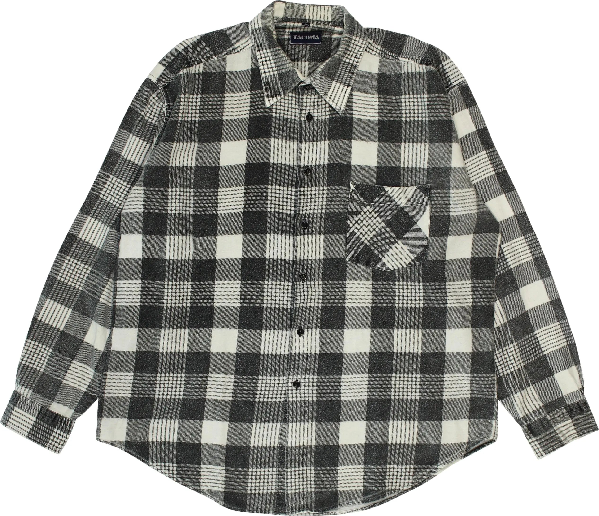 Tacoma - 90s Checked Flannel Shirt- ThriftTale.com - Vintage and second handclothing