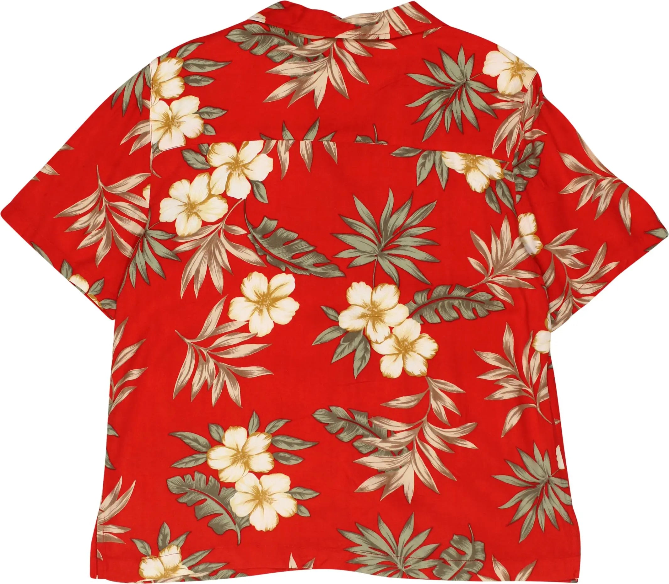 Tahiti Reef Club - Hawaiian Shirt- ThriftTale.com - Vintage and second handclothing