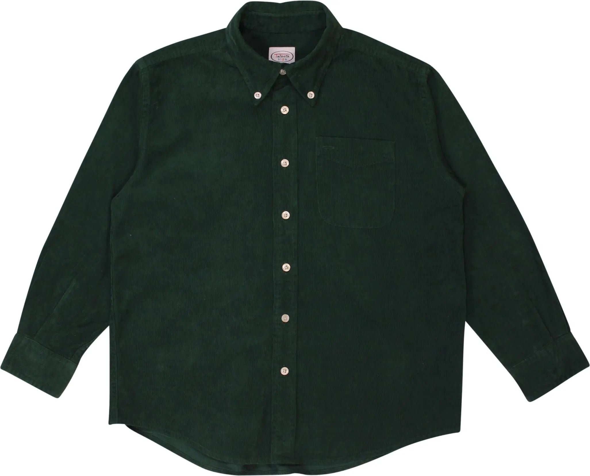 Talbots Kids - Green Corduroy Shirt- ThriftTale.com - Vintage and second handclothing
