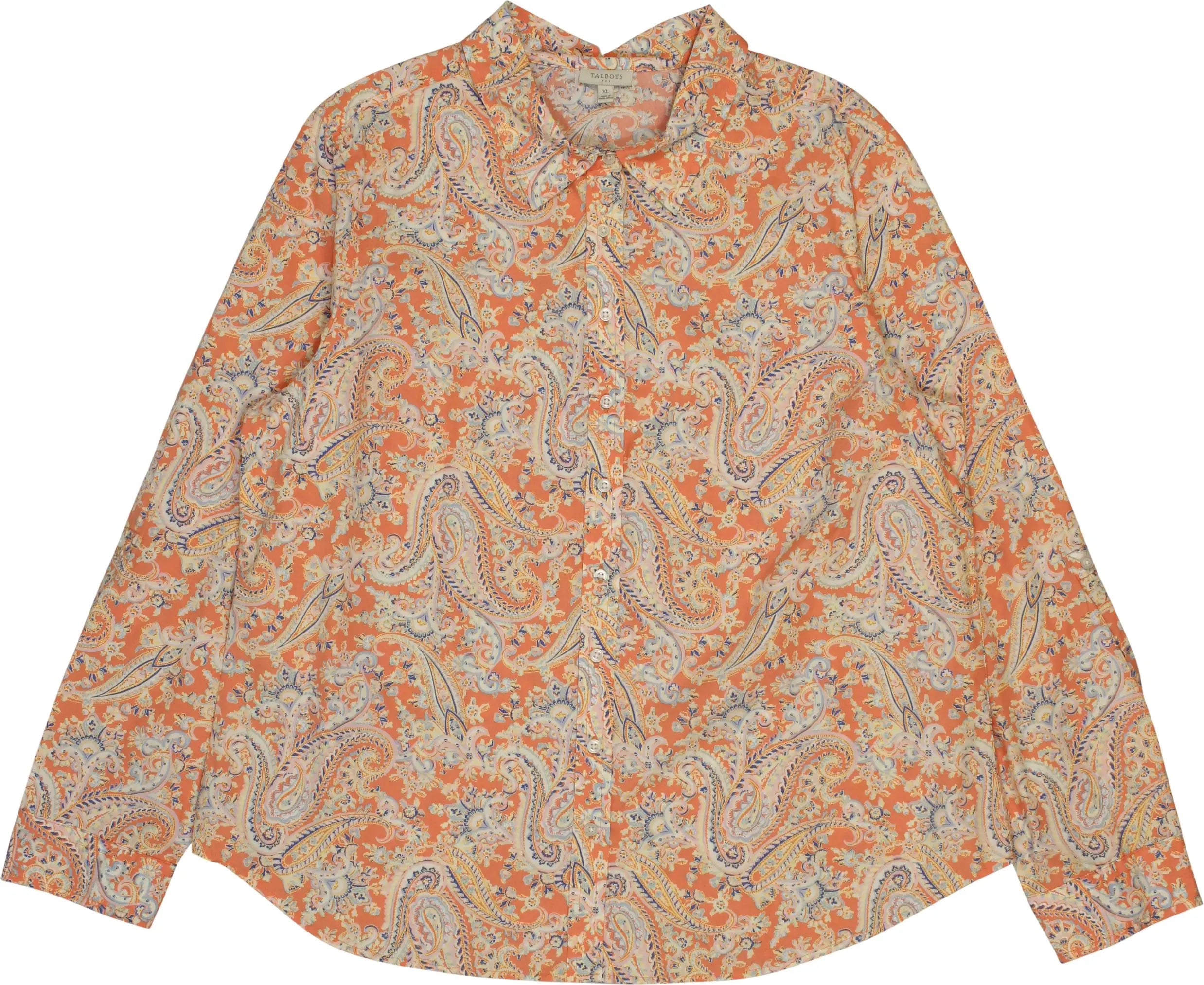Talbots - Paisley Blouse- ThriftTale.com - Vintage and second handclothing