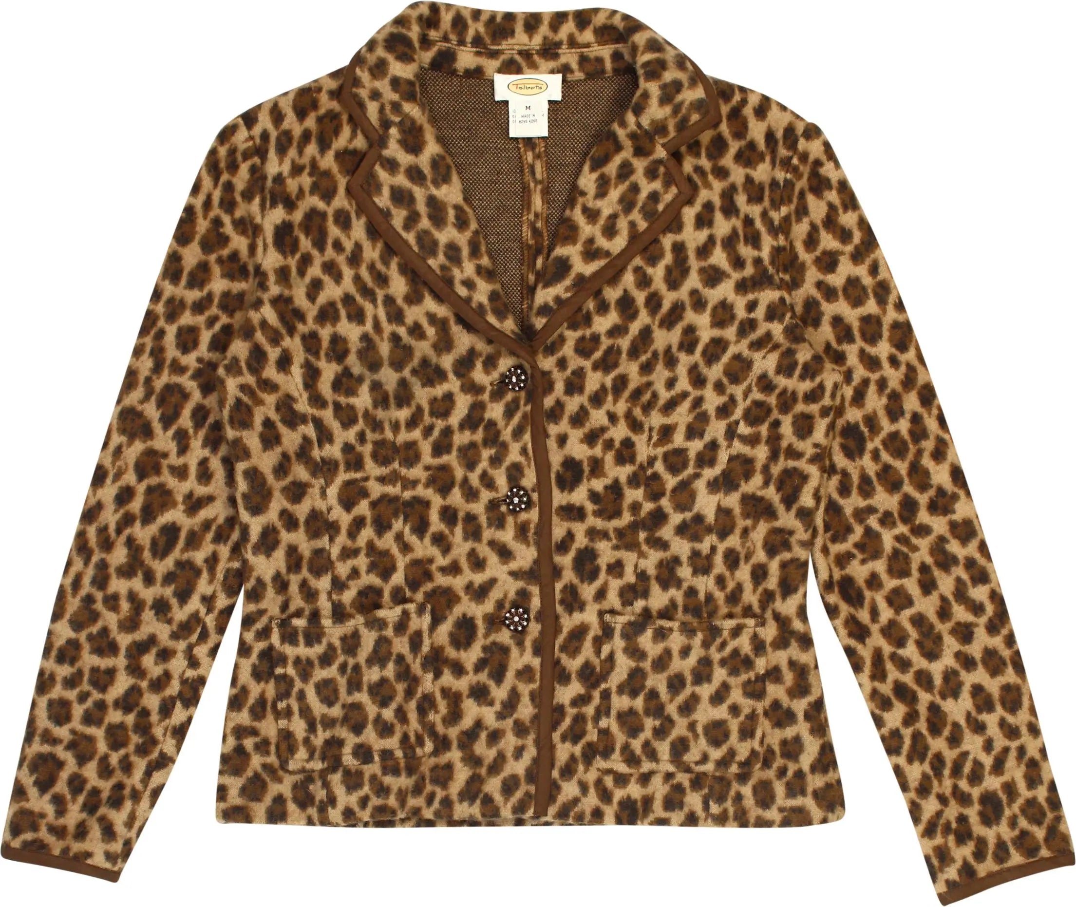 Talbots - Wool Leopard Blazer- ThriftTale.com - Vintage and second handclothing