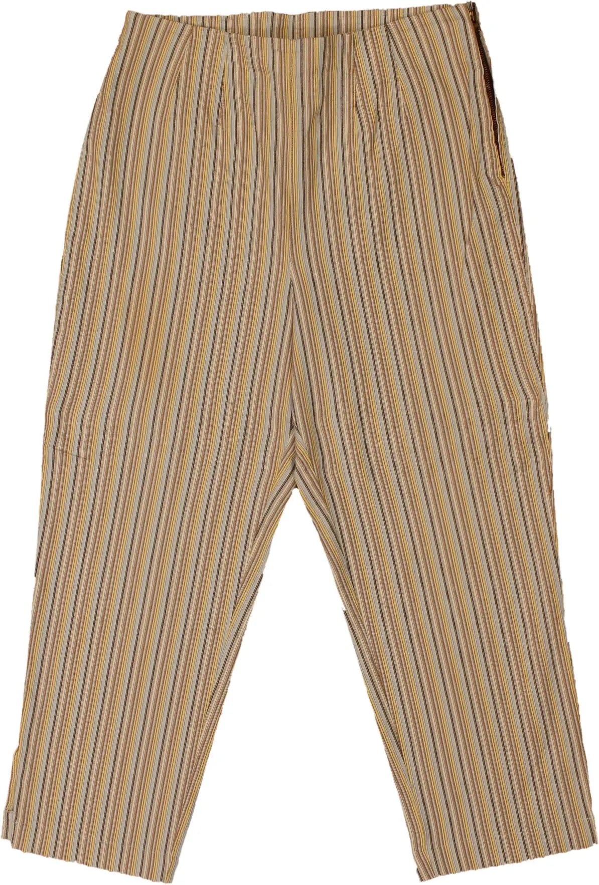 Tence - Striped Capri Pants- ThriftTale.com - Vintage and second handclothing