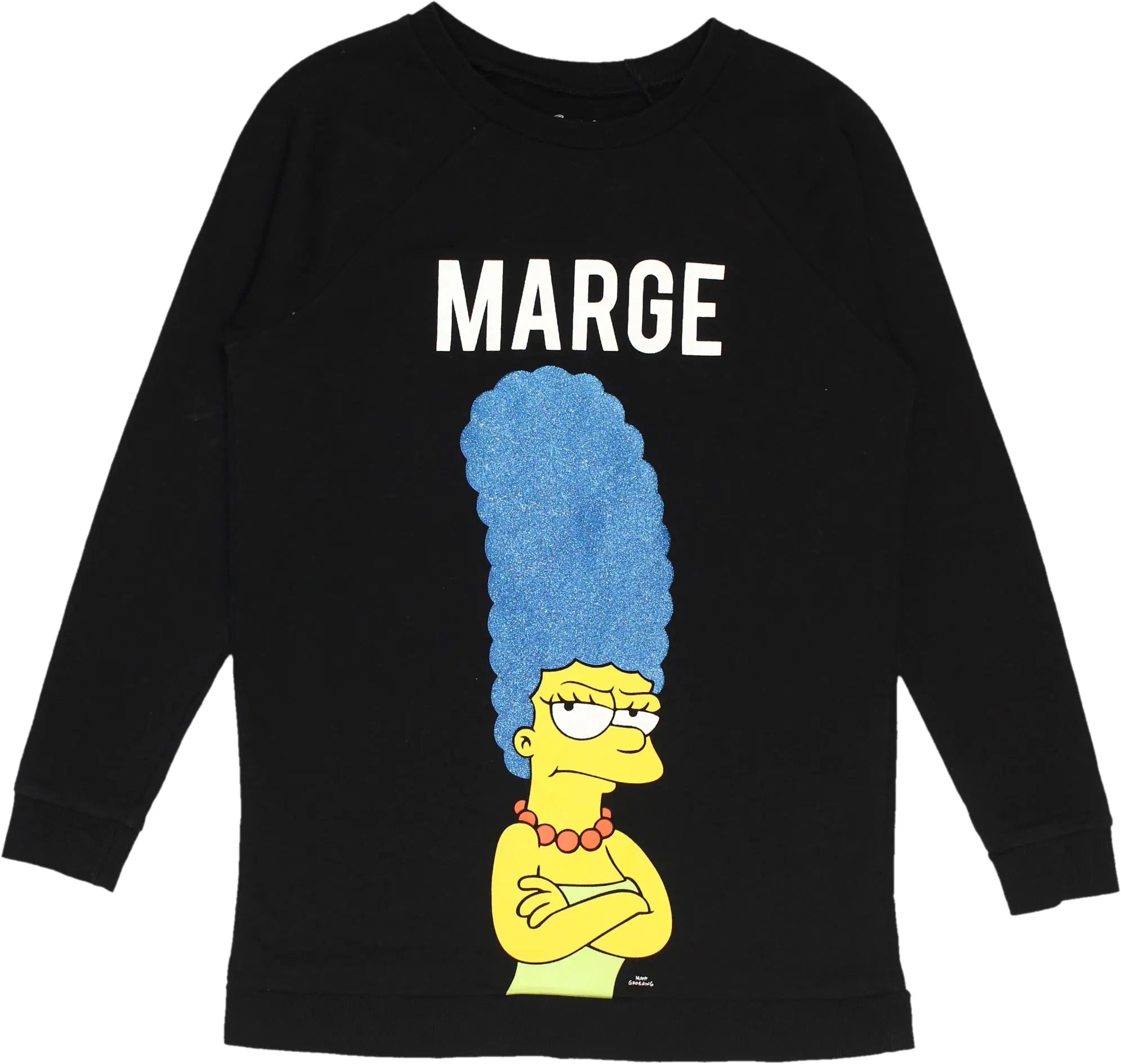 Tezenis - Black Simpsons Sweatshirt- ThriftTale.com - Vintage and second handclothing