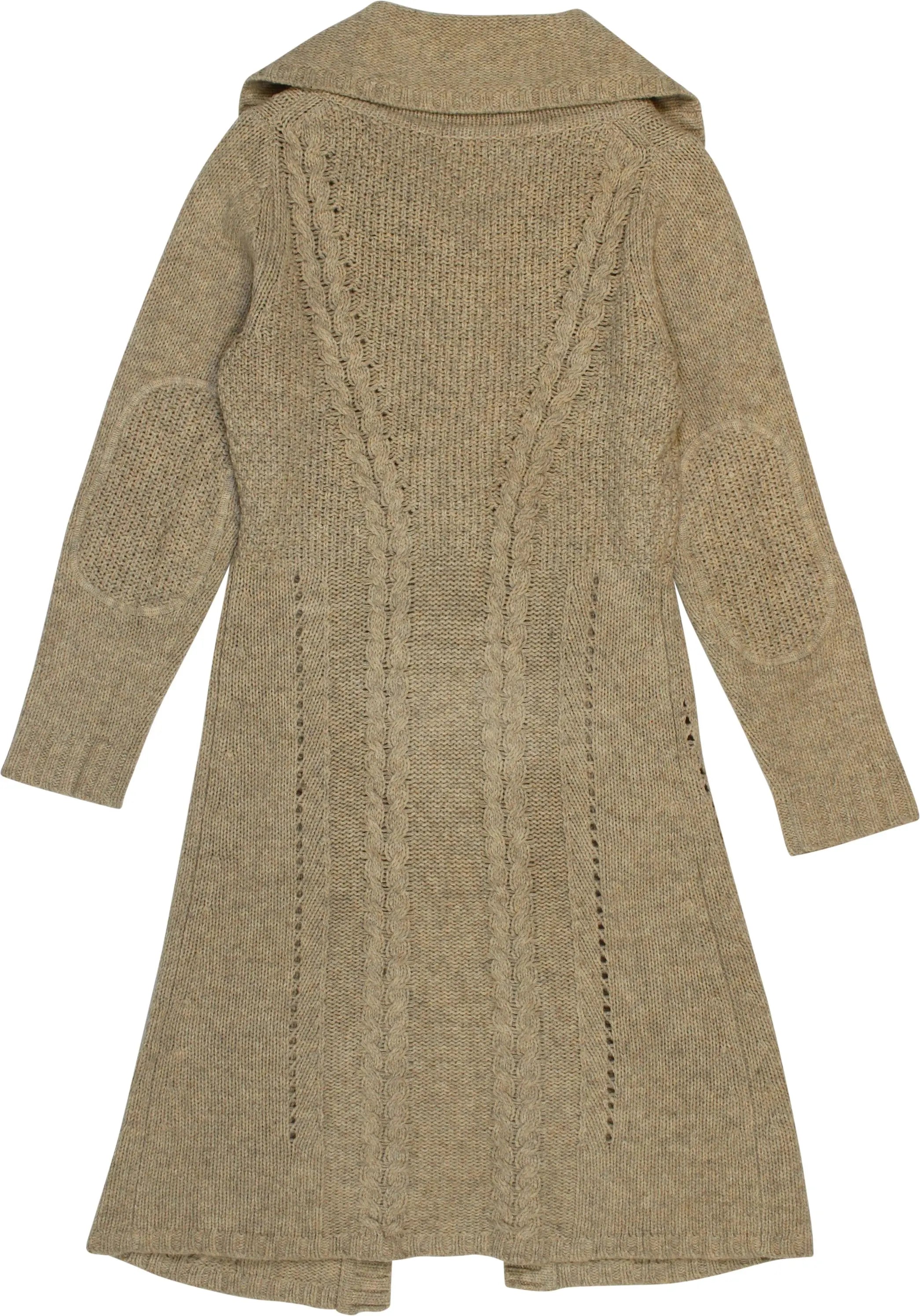 The Barn - Beige Knitted Cardigan- ThriftTale.com - Vintage and second handclothing
