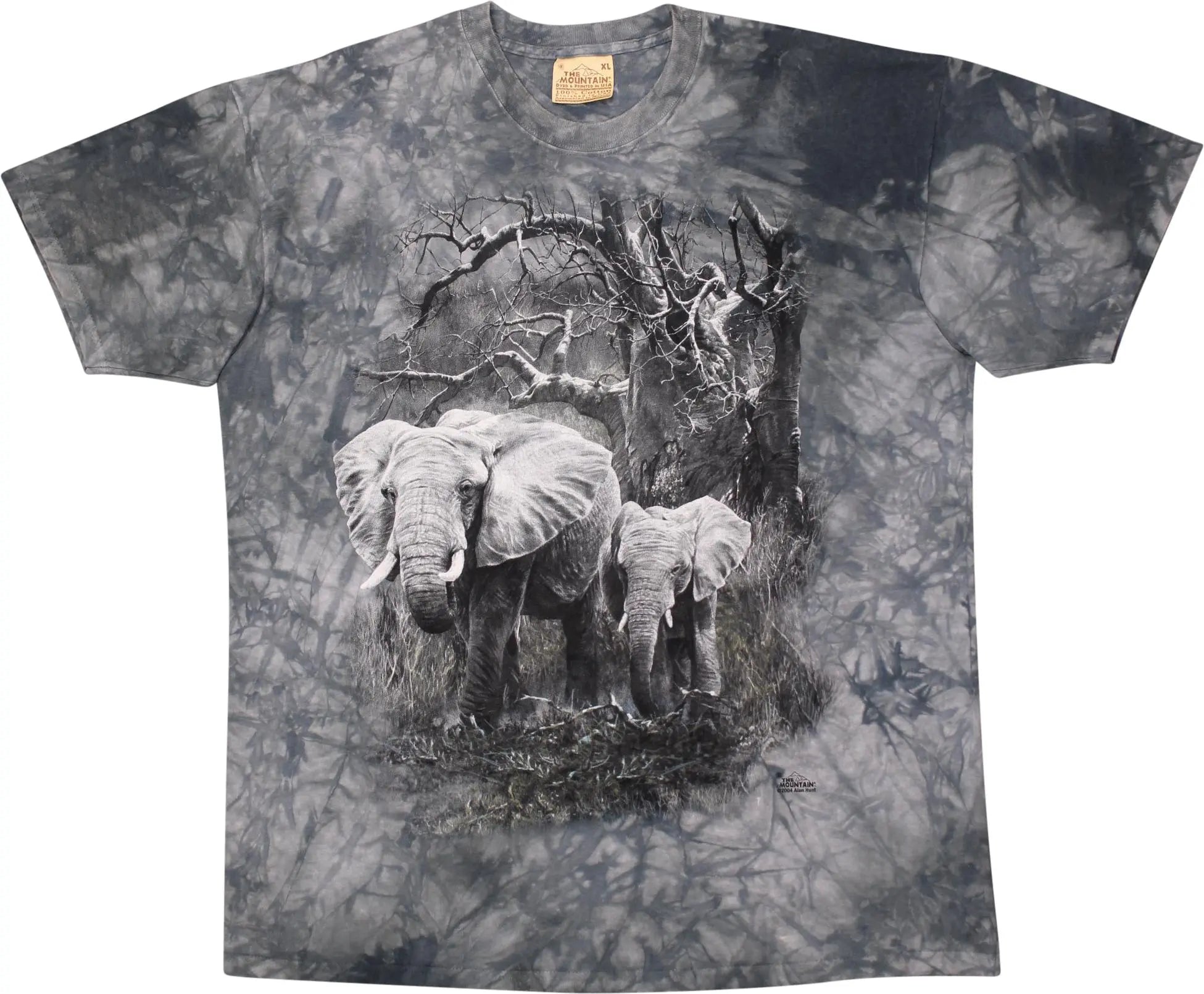 The Mountain - 00s Tie Dye T-shirt Elephant Graphic by The Mountain- ThriftTale.com - Vintage and second handclothing