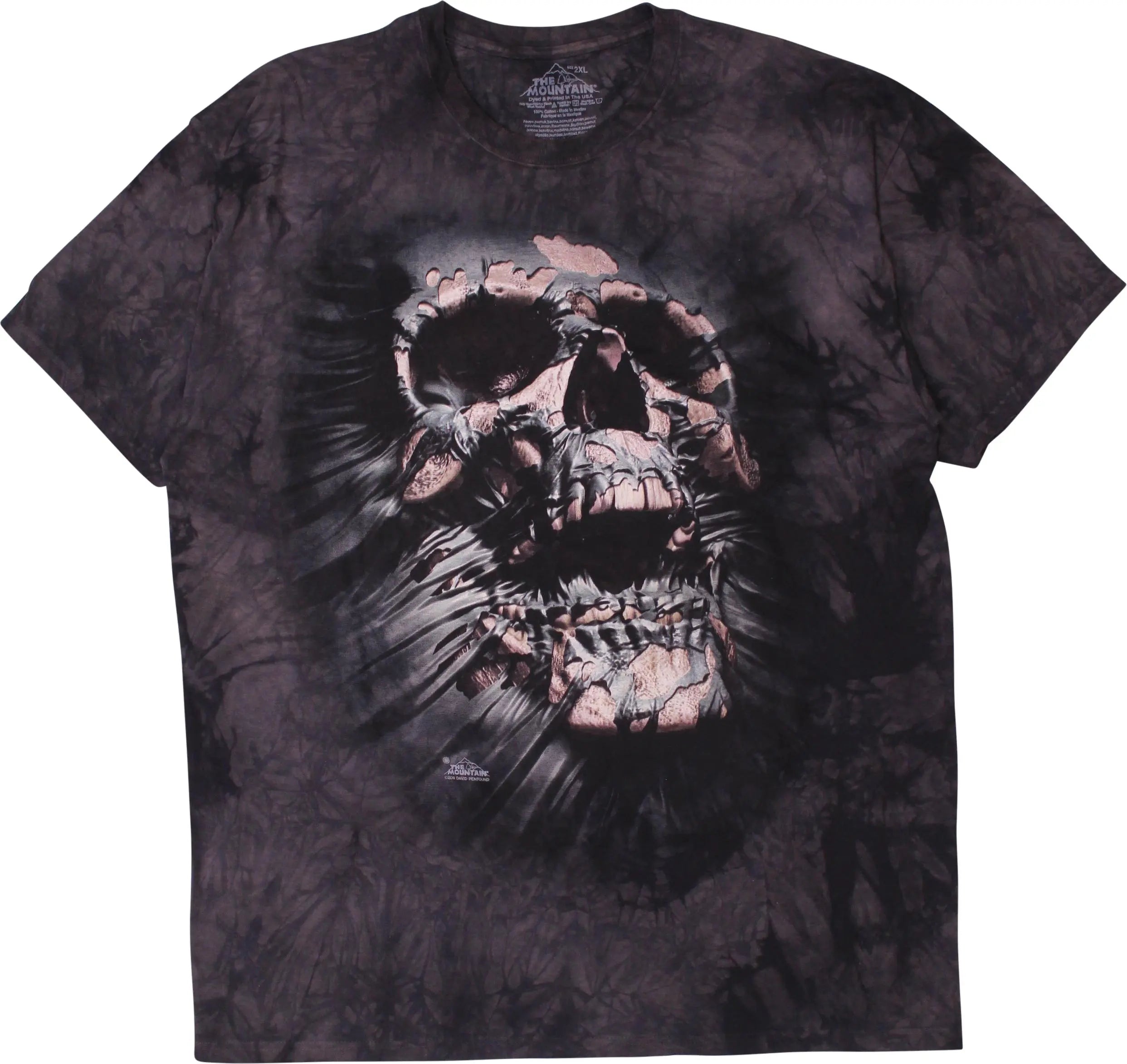 The Mountain - The Mountain 2011 Skull T-shirt- ThriftTale.com - Vintage and second handclothing