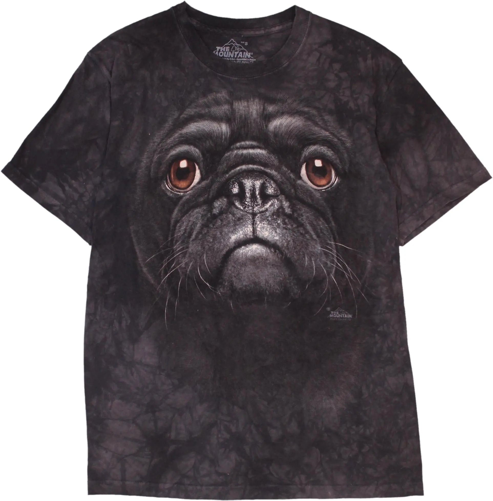 The Mountain - The Mountain 2013 Dog Print T-Shirt- ThriftTale.com - Vintage and second handclothing