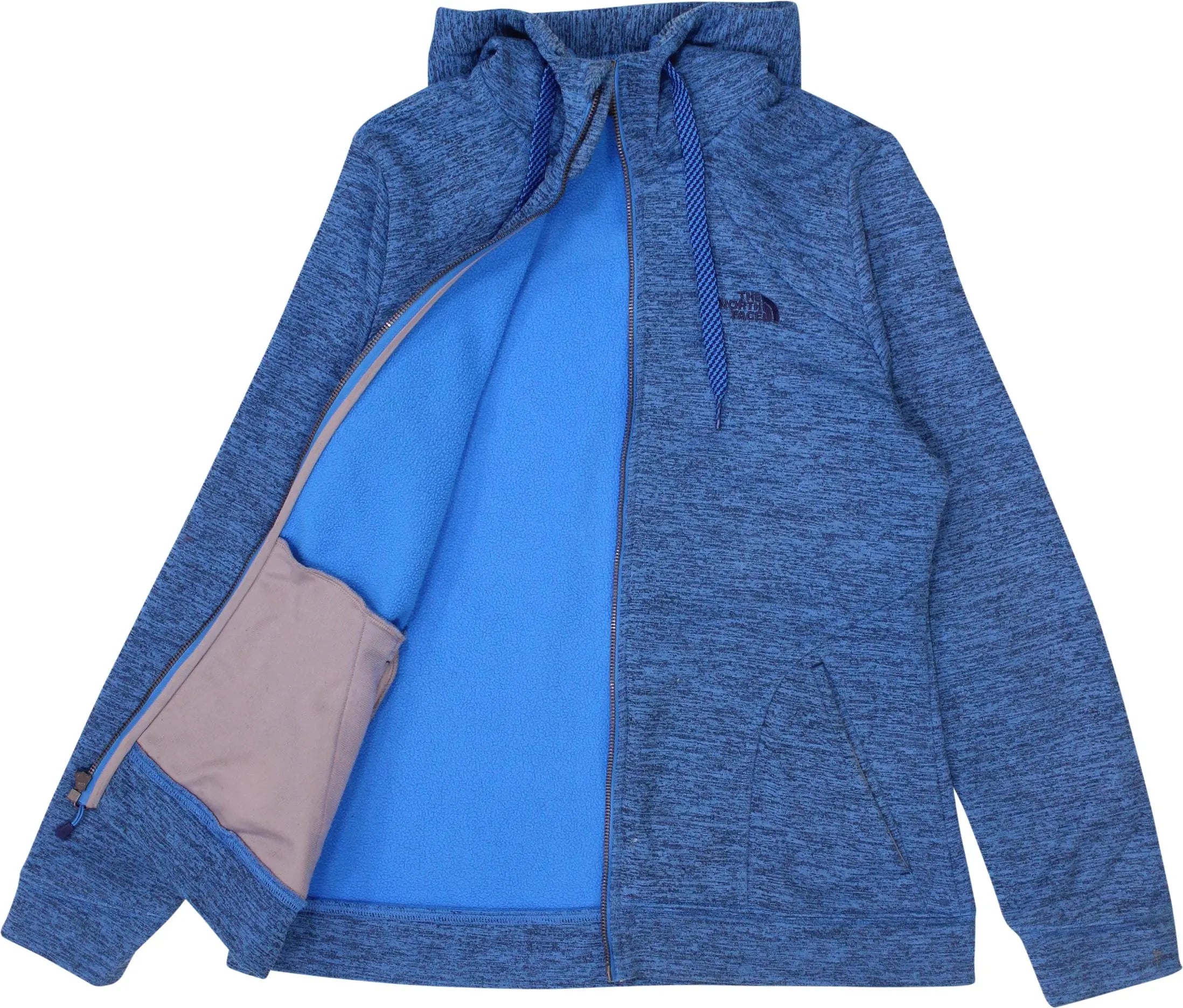 The North Face - Blue Zip-up Hoodie by The North Face- ThriftTale.com - Vintage and second handclothing