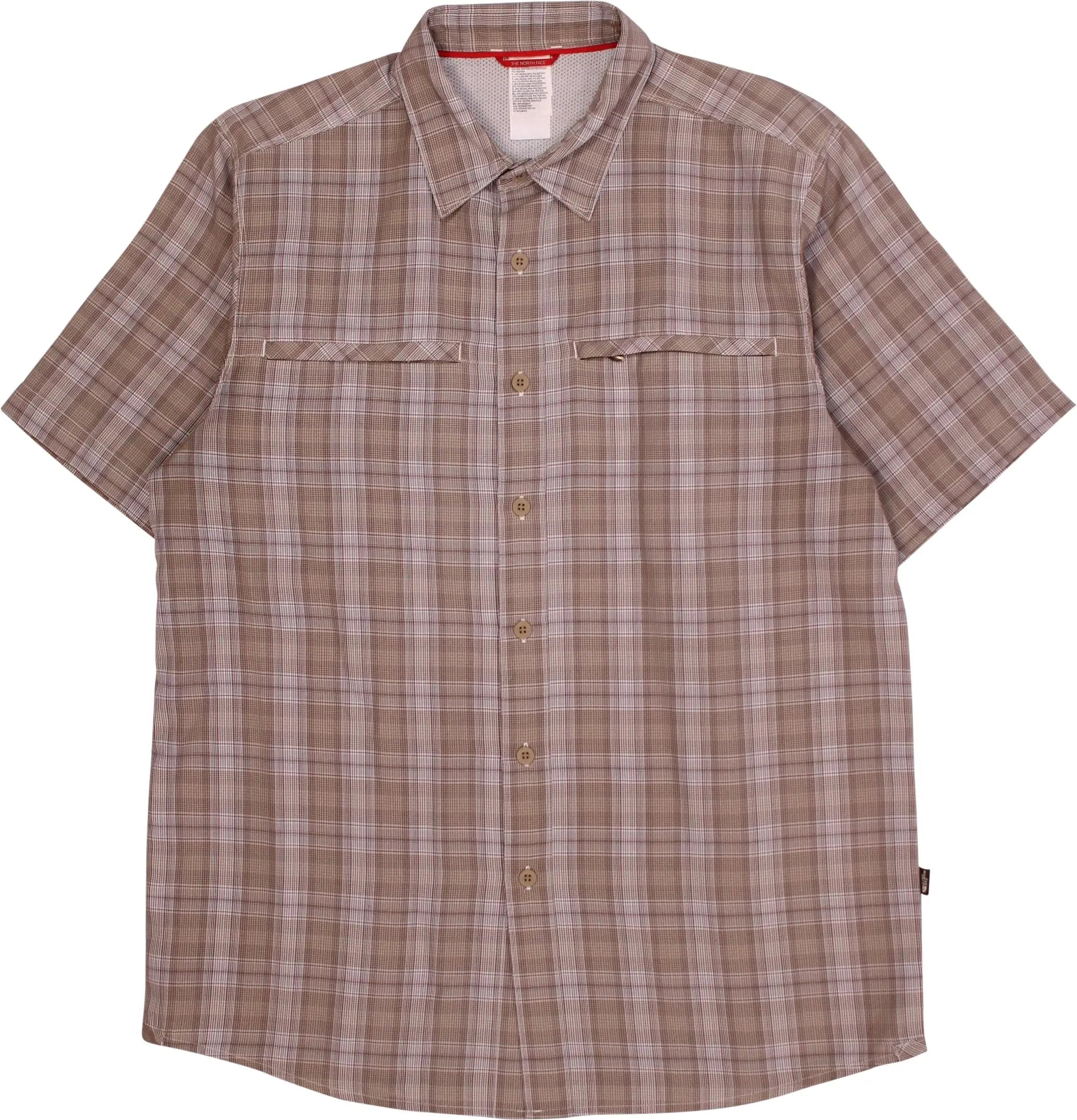 The North Face - Checked Short Sleeve Tekware  Shirt by The North Face- ThriftTale.com - Vintage and second handclothing